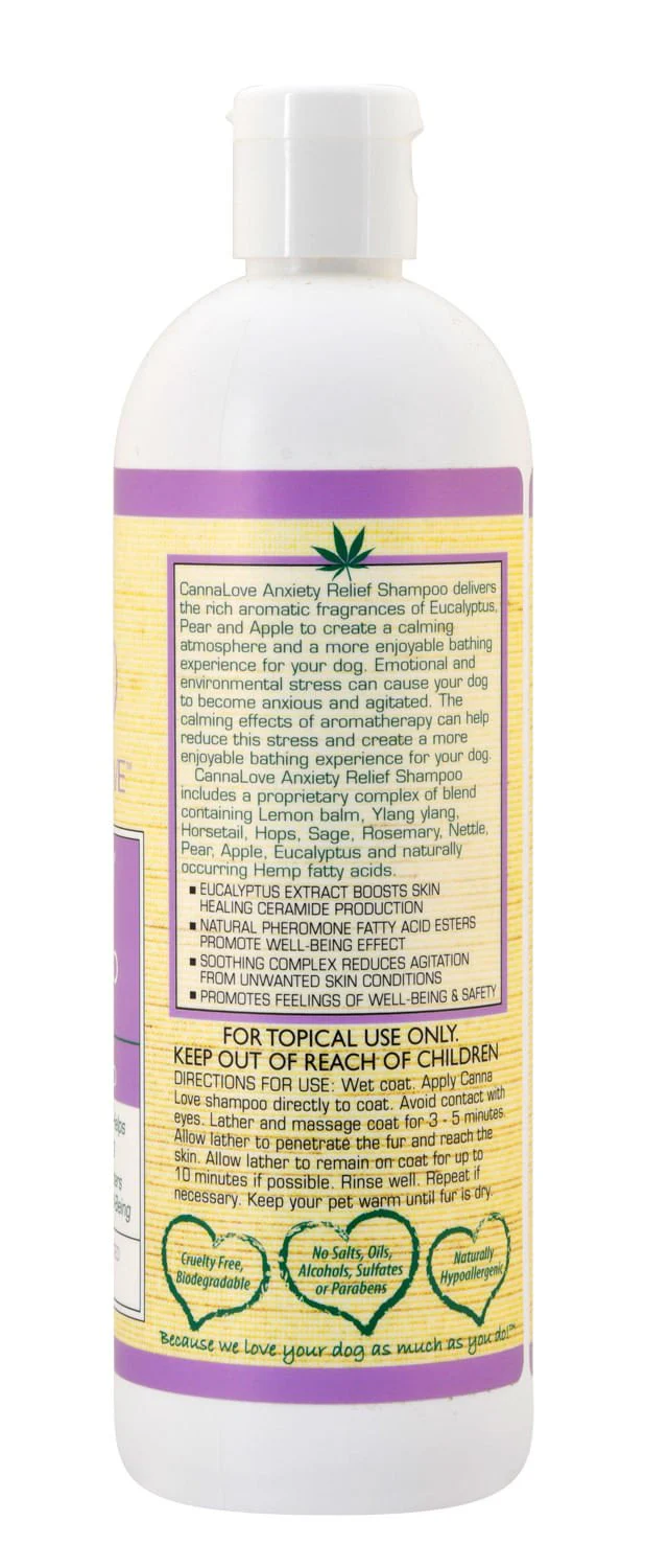 CannaLove Anxiety Relief Shampoo, 16 oz - Image 2