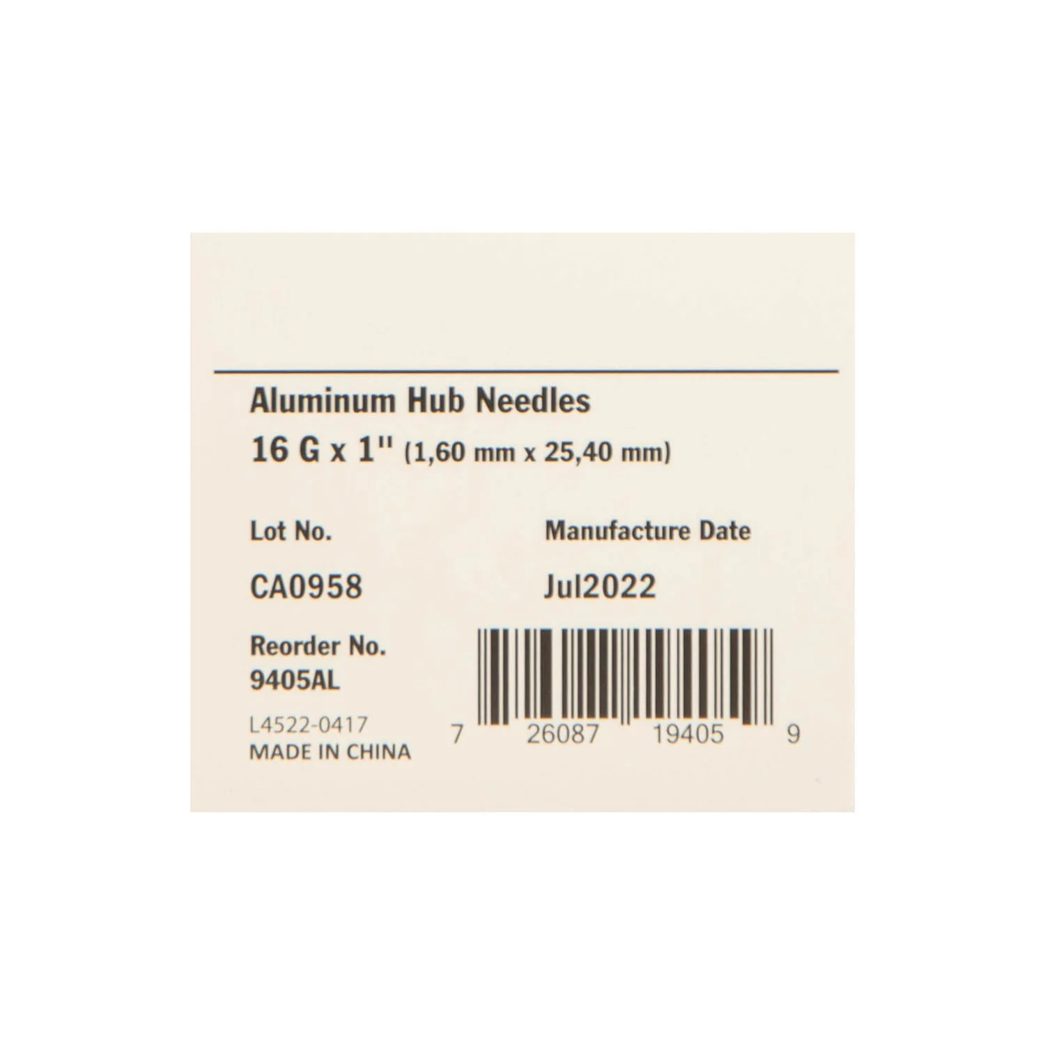 Ideal Aluminum Hub Needles, Box of 100 - Image 14