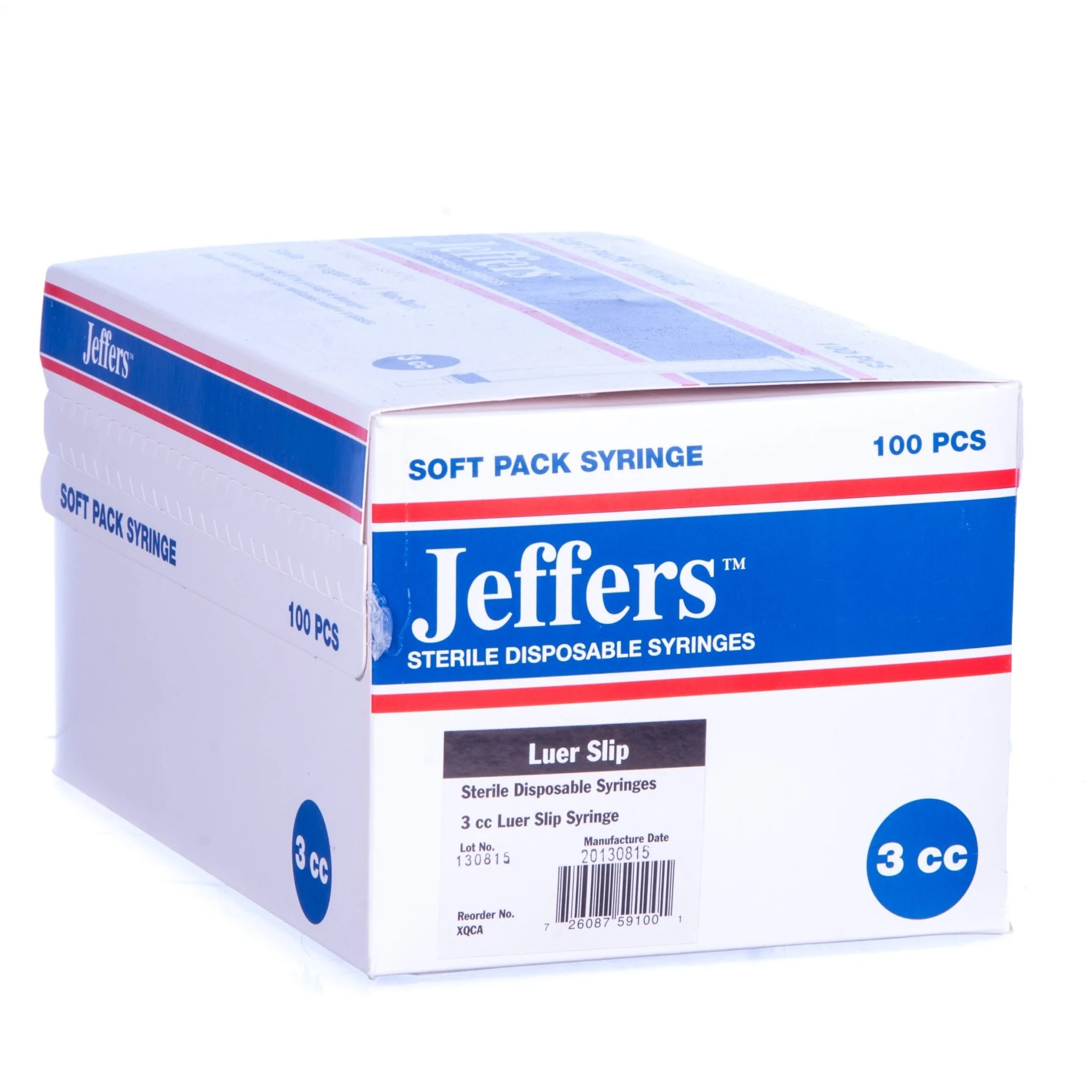 Jeffers Luer Slip Syringes, Box of 100 - Image 2