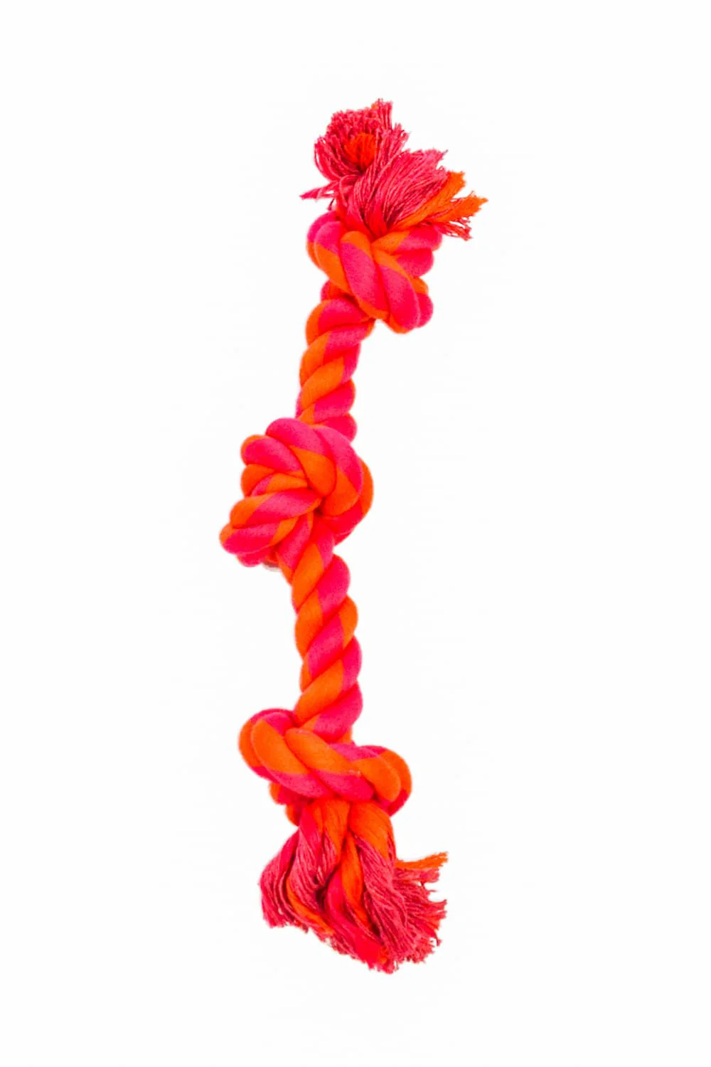 3 Knot Cotton Rope Bone Dog Toy - Image 2