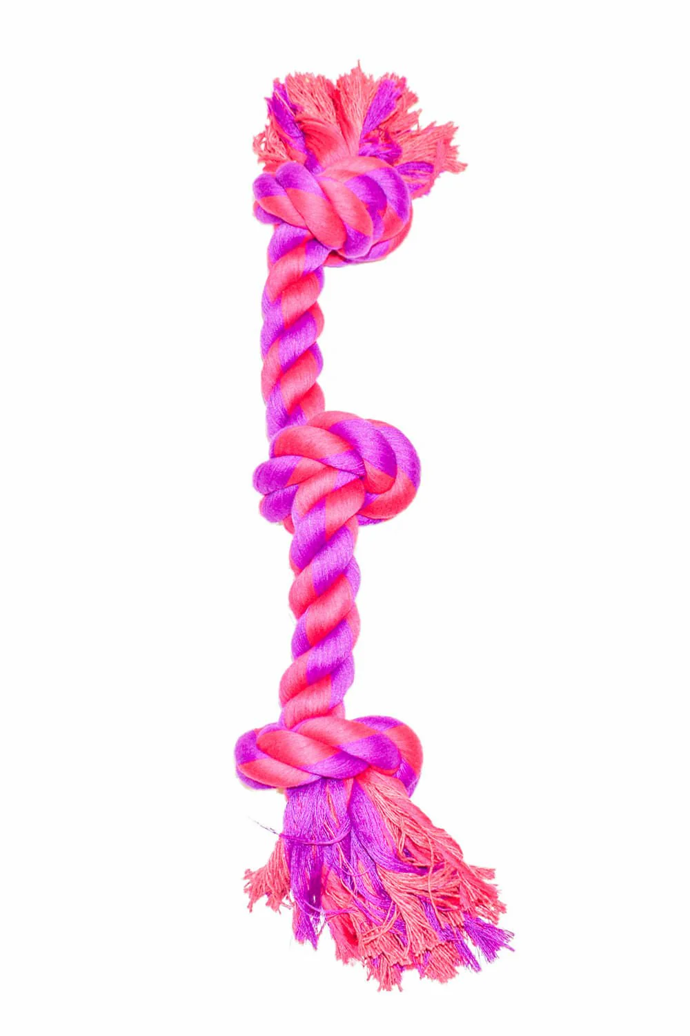 3 Knot Cotton Rope Bone Dog Toy - Image 9