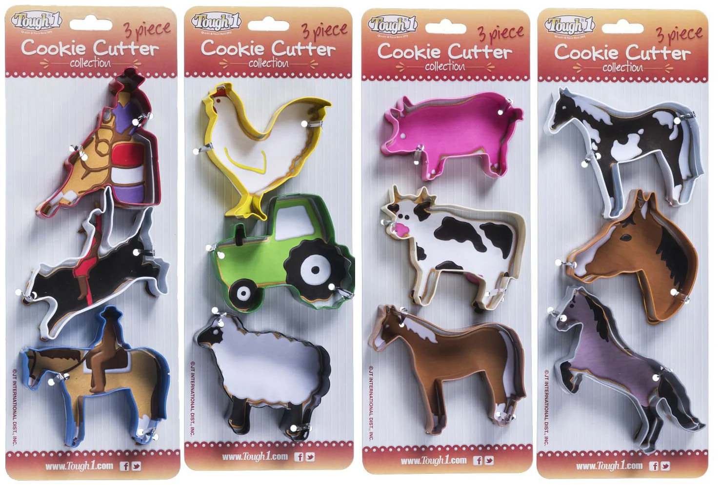Tought1 3-Piece Metal Cookie Cutters Set - Image 3