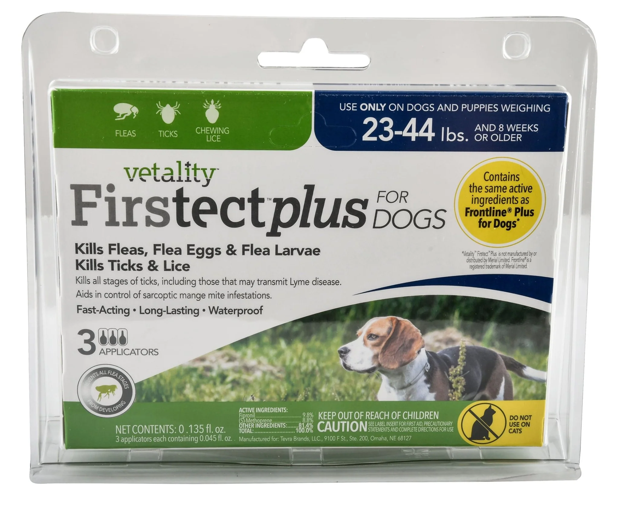 Vetality Firstect Plus for Dogs, 3-pack - Image 3