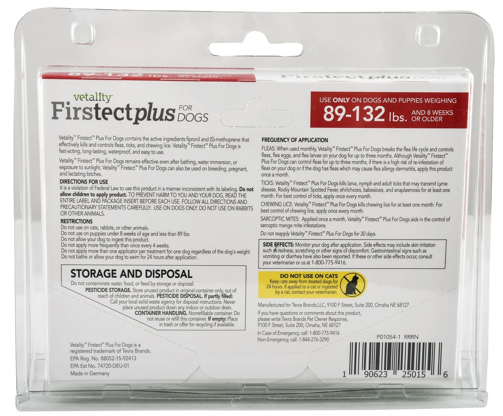 Vetality Firstect Plus for Dogs, 3-pack - Image 8