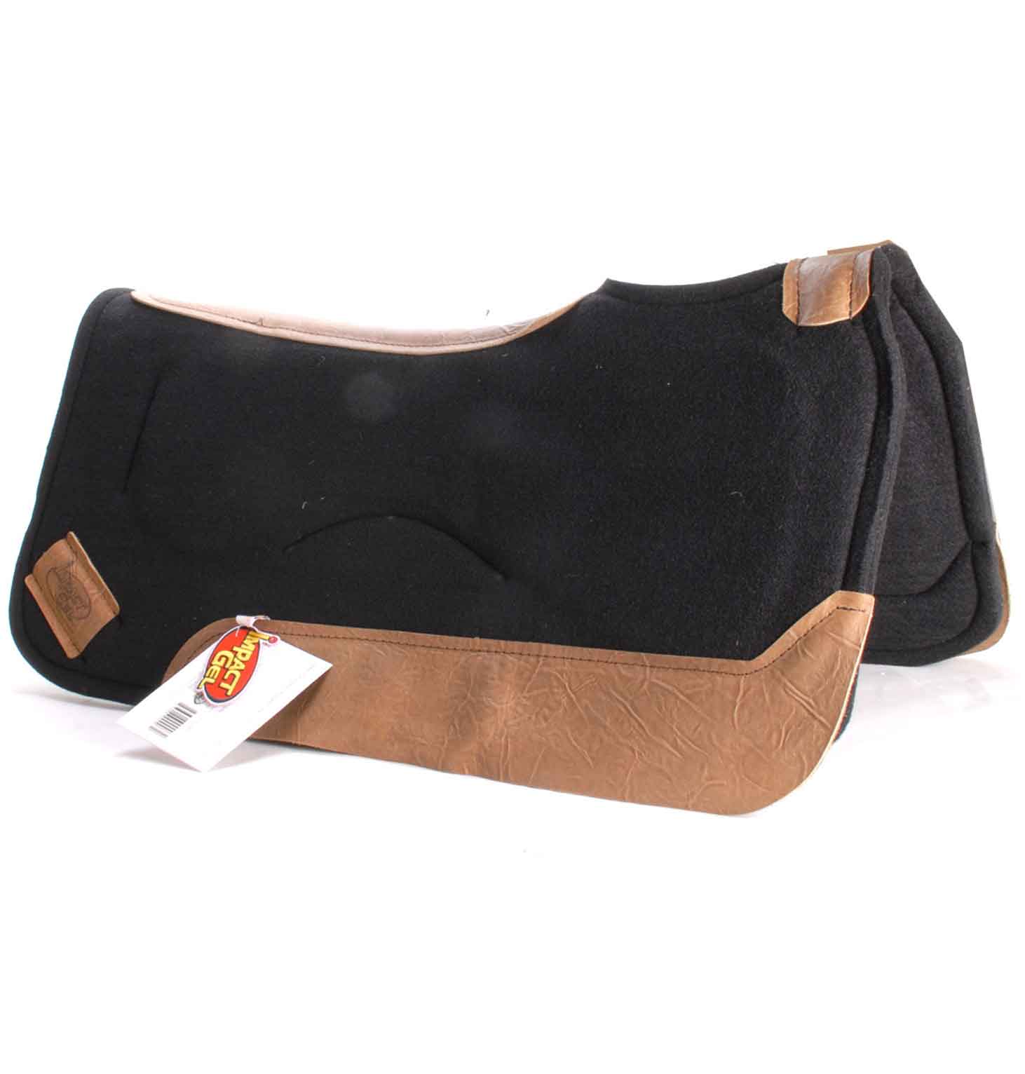Contour Impact Gel Western Saddle Pad, 32" x 32" - Image 2