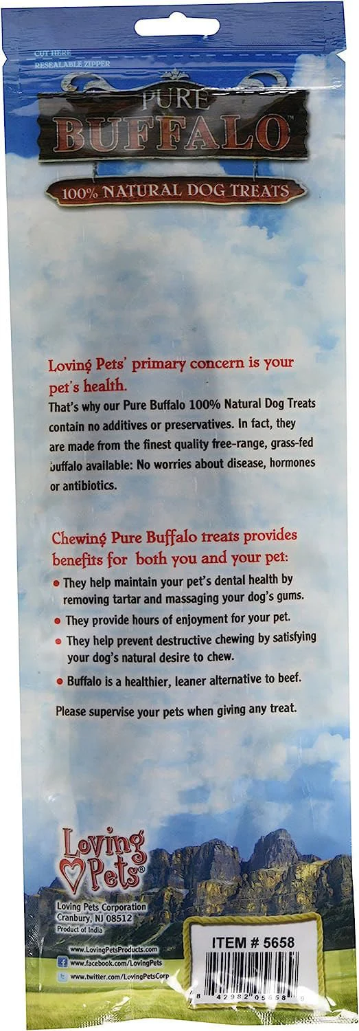 9" Pure Buffalo Bully Stick, 4 pk - Image 2