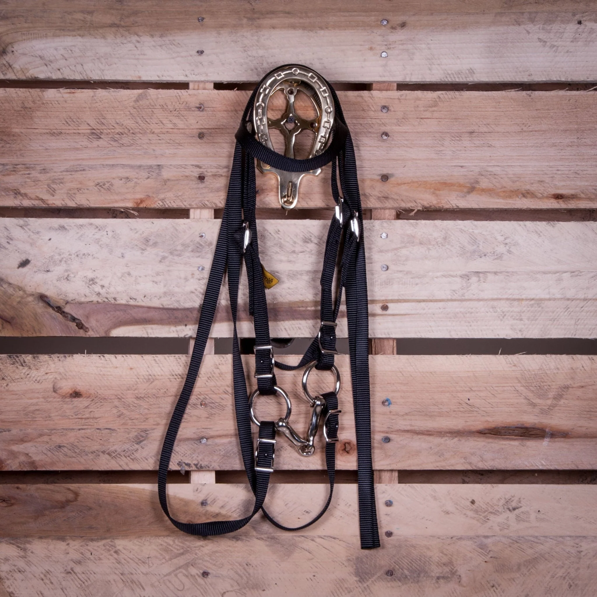 Triple E Miniature Nylon Headstall with Bit & Reins - Image 4