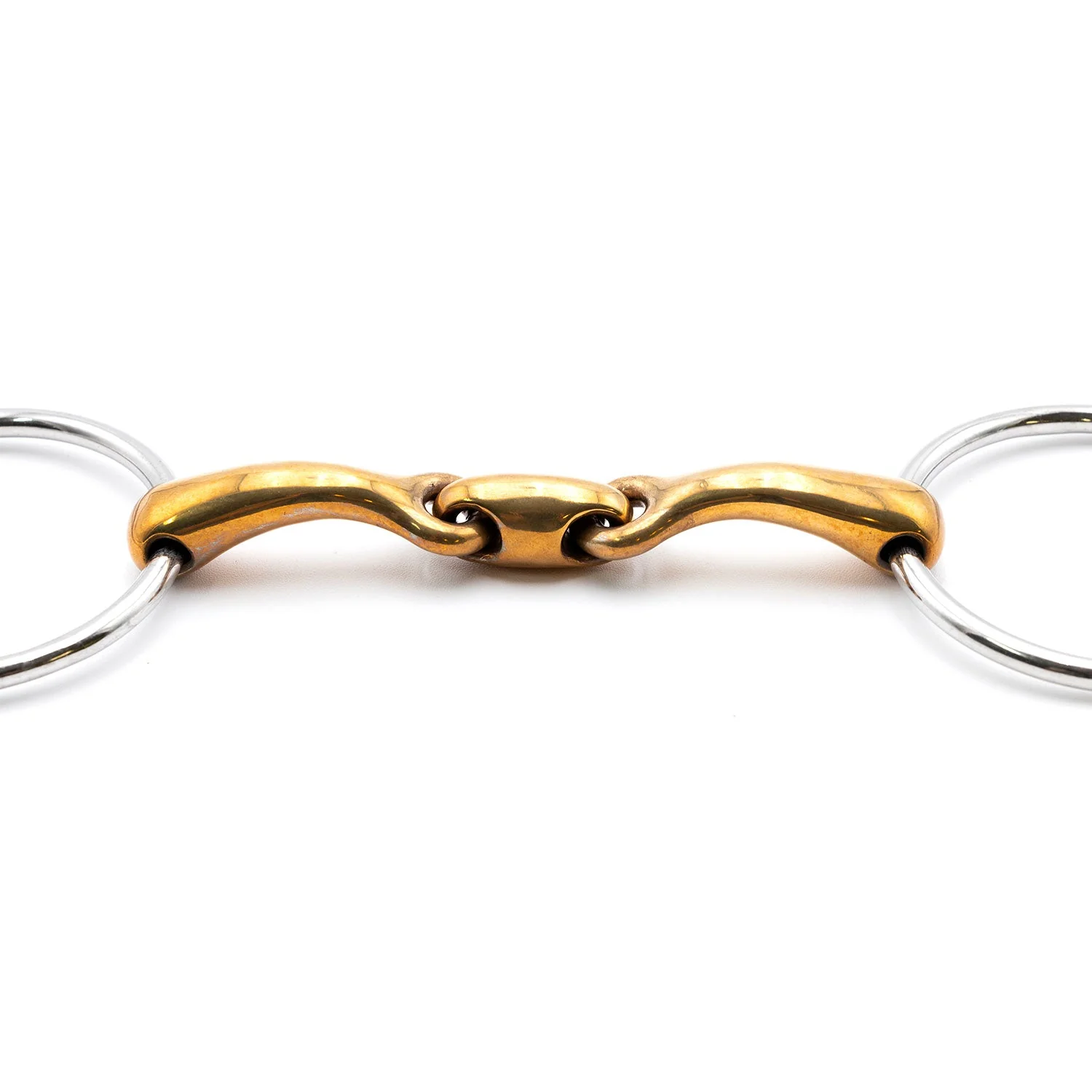 Jeffers Oval Mouth Copper Loose Ring Horse Bit, 5" - Image 6