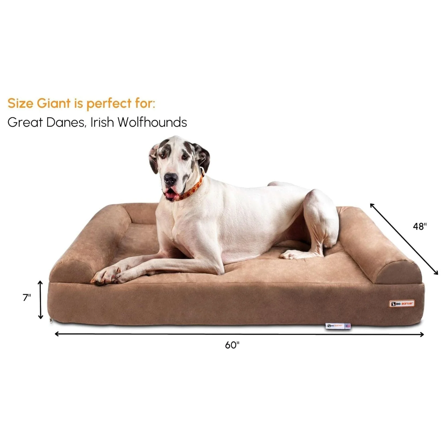 Big Barker 7" Thick Orthopedic Sofa Dog Bed for Large & Giant Breed Dogs – Vet Recommended, Joint Support, Durable Foam - Image 11