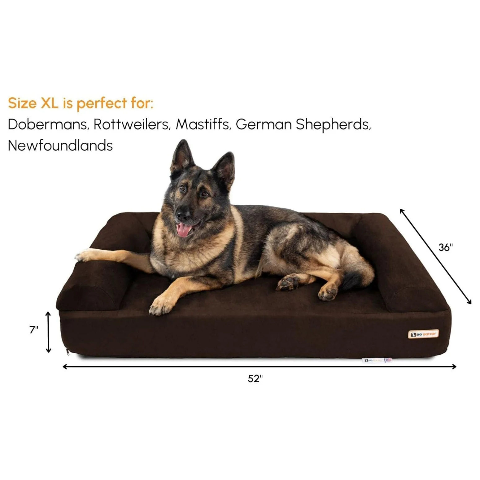 Big Barker 7" Thick Orthopedic Sofa Dog Bed for Large & Giant Breed Dogs – Vet Recommended, Joint Support, Durable Foam - Image 31