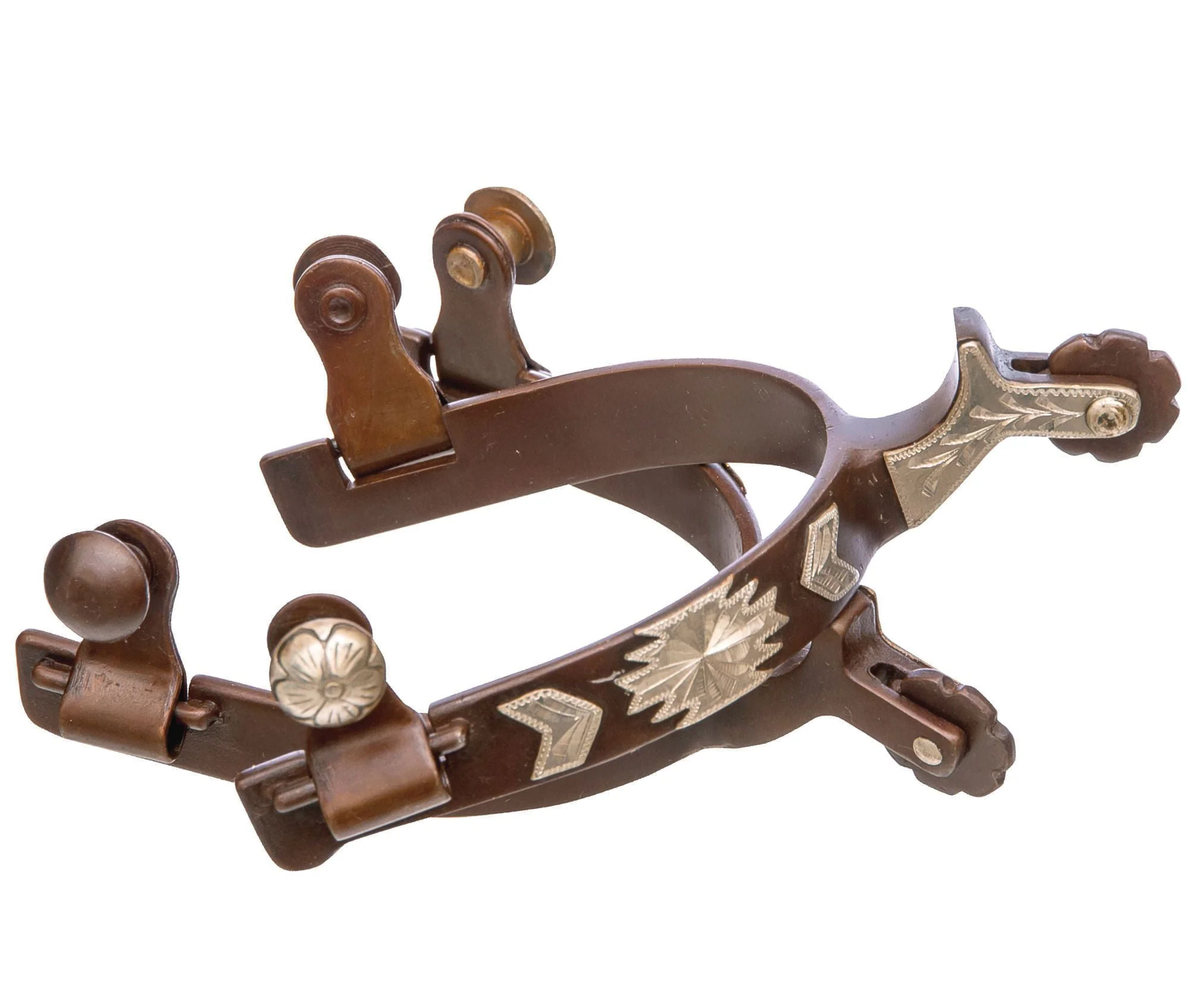Jeffers Women's Western & Barrel Racing Spurs – Stainless Steel, Rosebud, Ball End & 10 Point Options