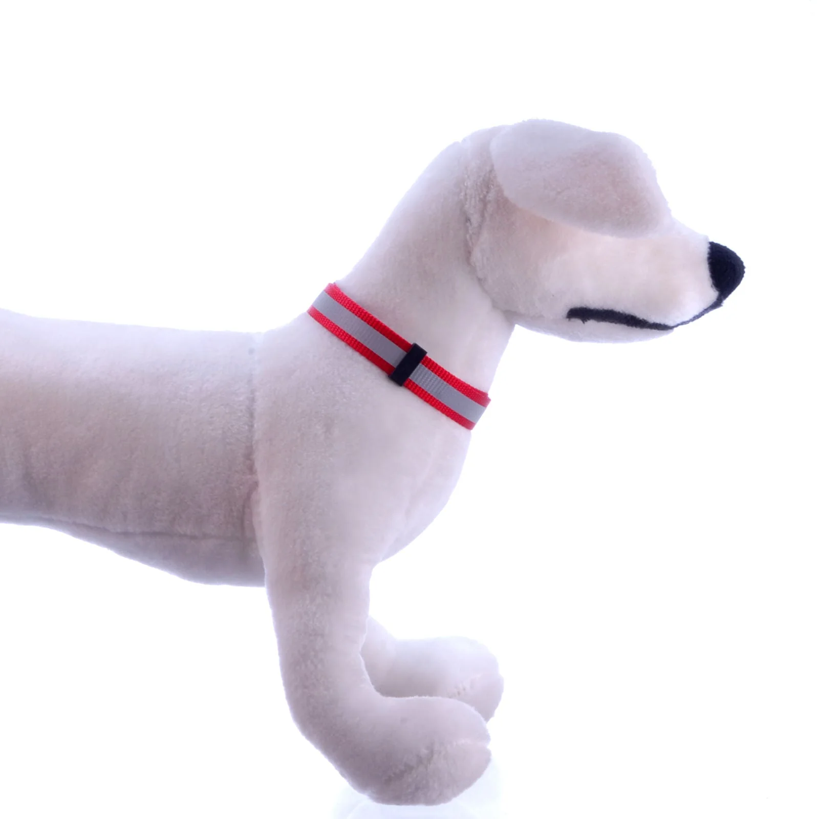 Jeffers Reflective Safety Stripe Adjustable Nylon Dog Collar – Glow-in-the-Dark for Night Visibility - Image 4