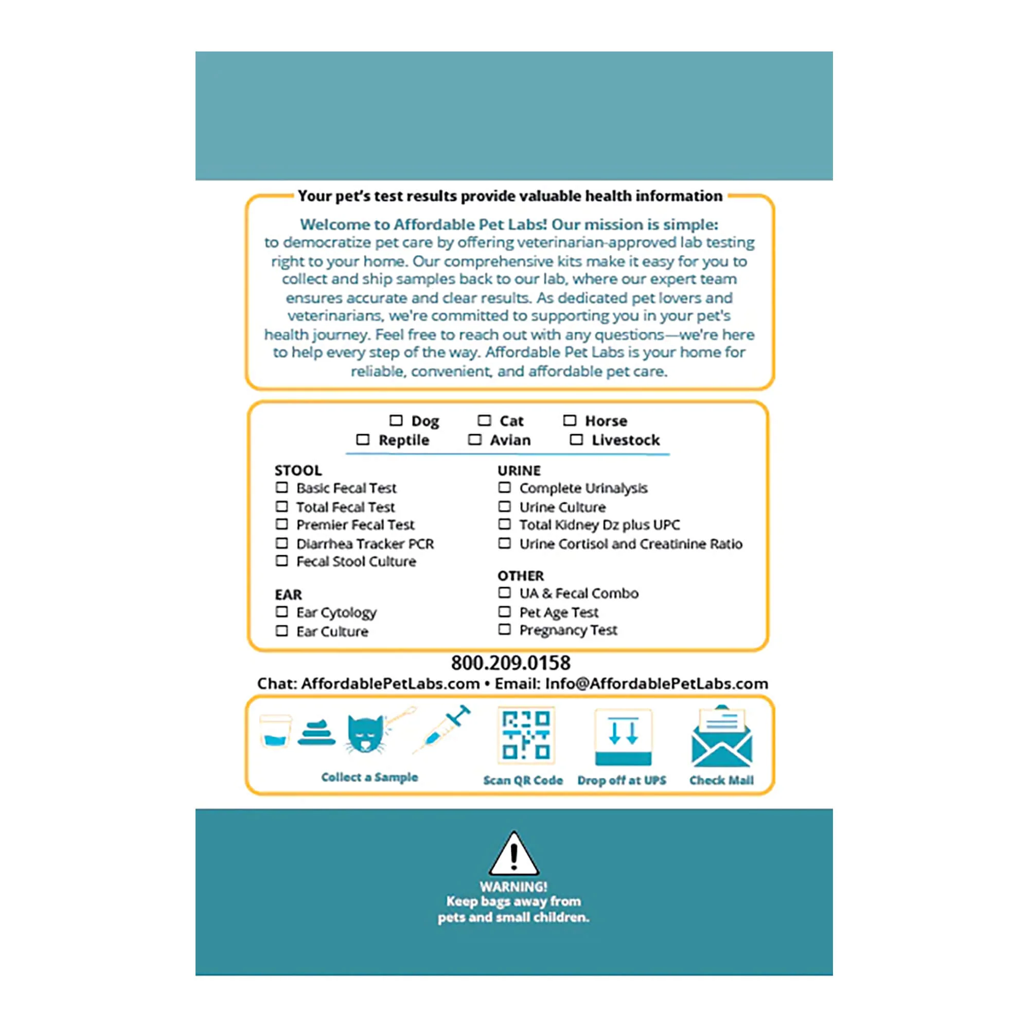 Affordable Pet Labs - Fecal Culture Diagnostic Test For Dogs, Easy Home Kit - Image 3
