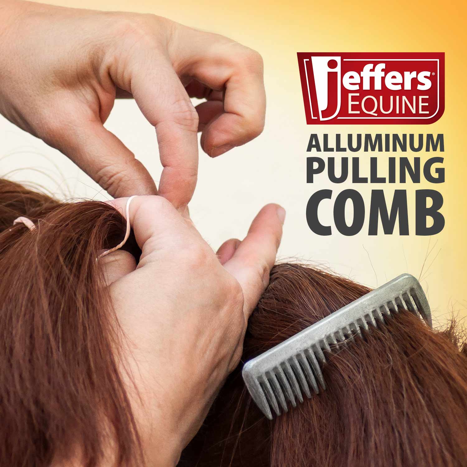 Jeffers Aluminum Pulling Comb for Horses - Image 4