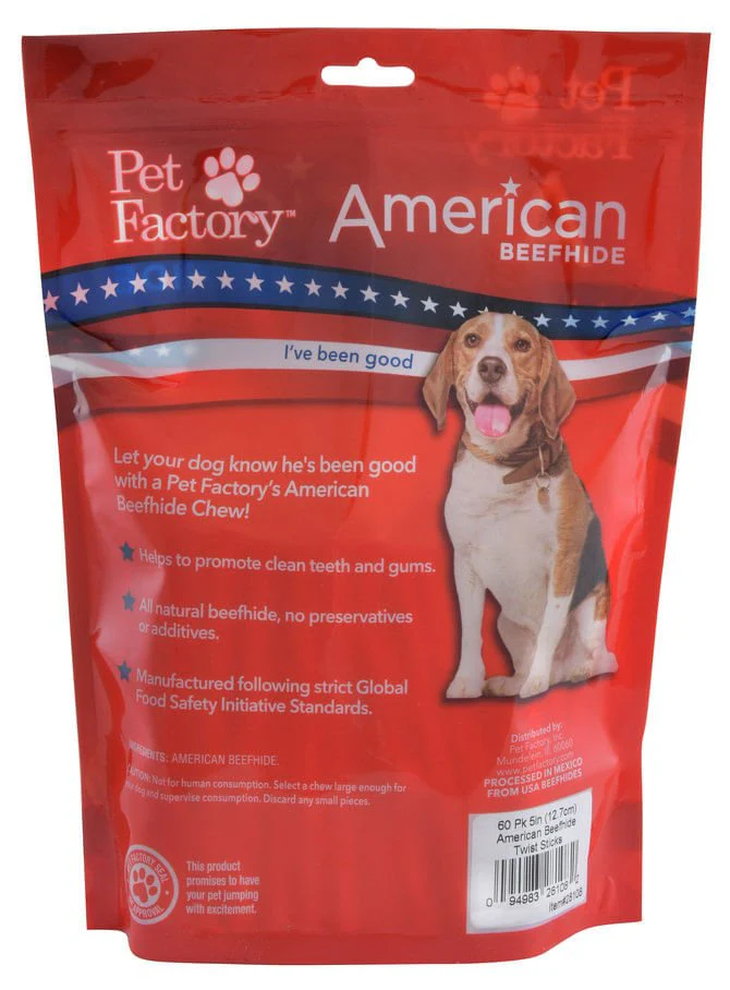 American Beefhide 5" Chicken Flavored Twist Sticks - Image 4