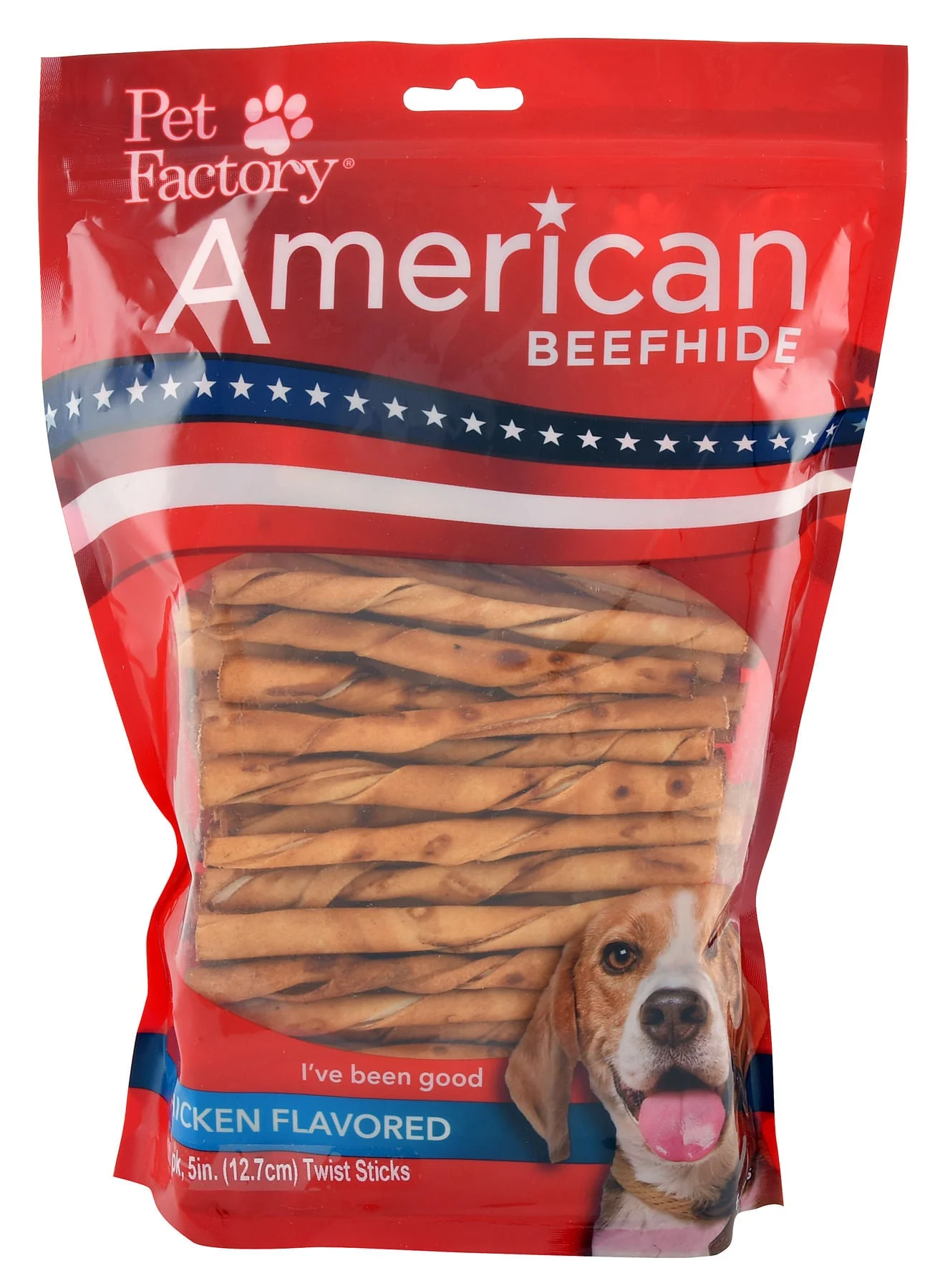 American Beefhide 5" Chicken Flavored Twist Sticks - Image 5