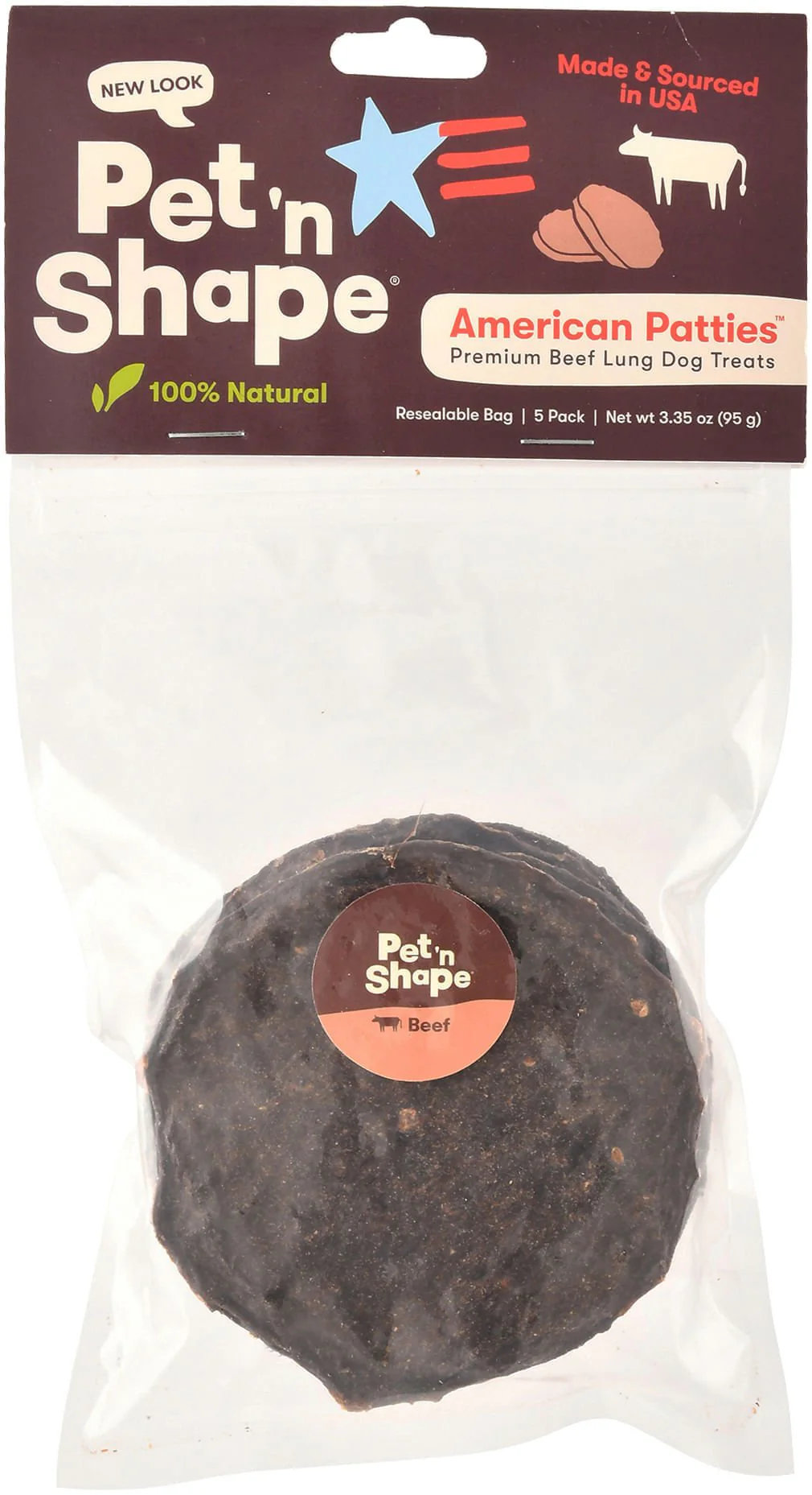 American Patties Premium Beef Lung Dog Treats - Image 5