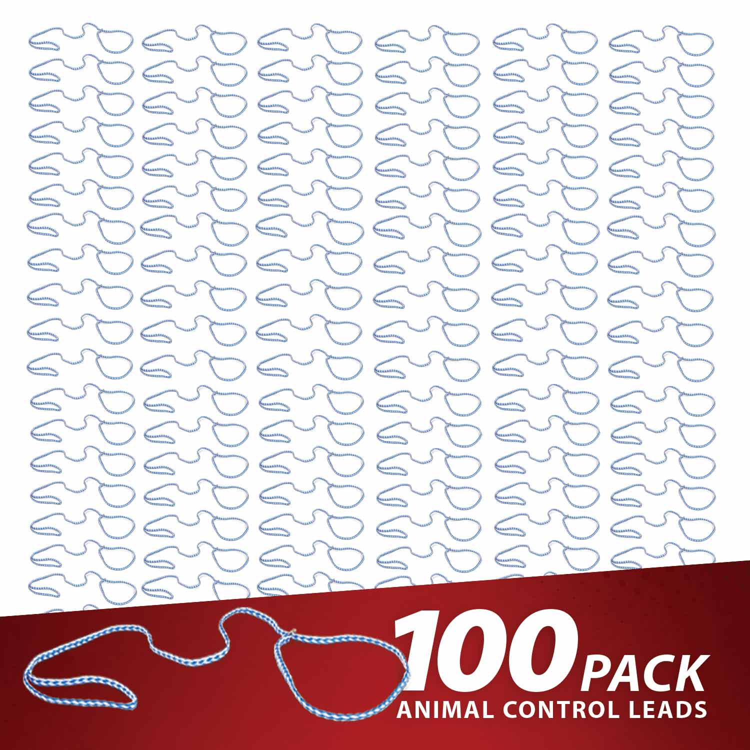 Jeffers Animal Control Slip Dog Lead, Braided Poly, 6'L - Image 8