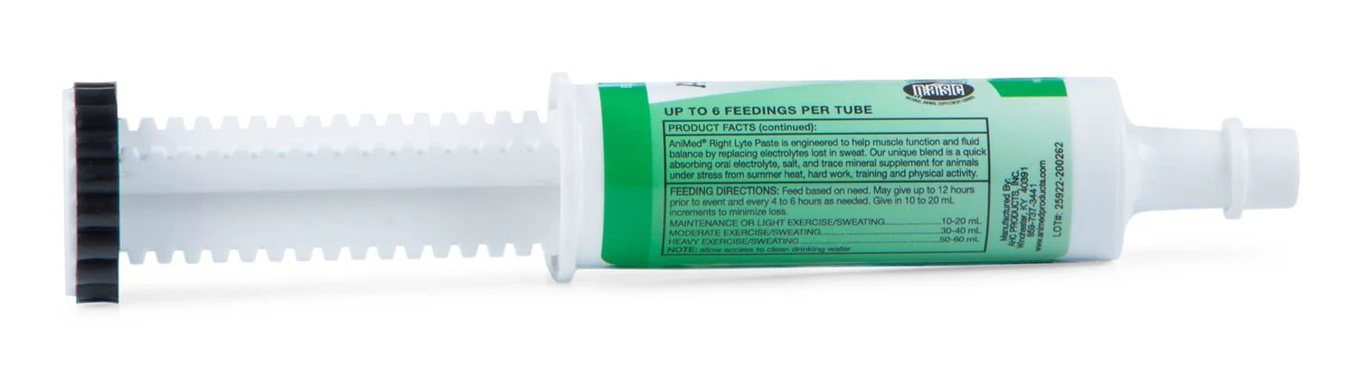 AniMed Right Lyte Equine Electrolyte Oral Gel for Horses, 60 mL - Image 3