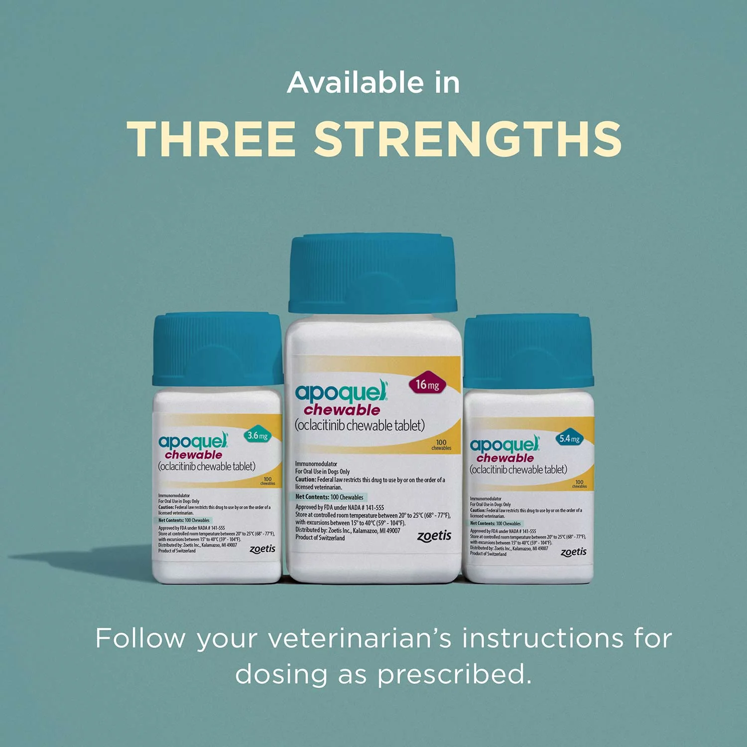 Rx Apoquel (oclacitinib) Chewable Tablets for Dogs - Image 69