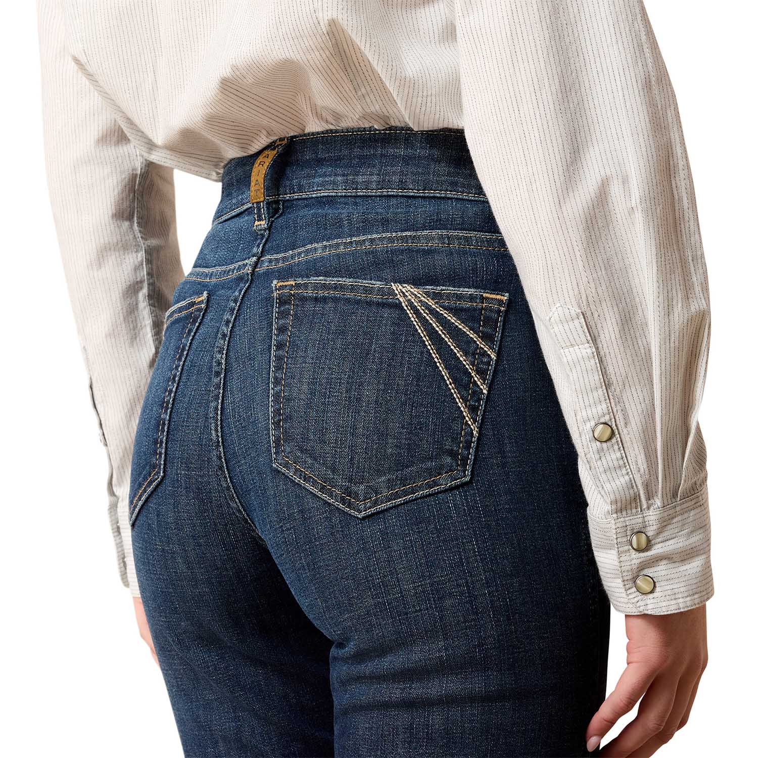 Ariat Women's High Rise Vivienne Slim Trouser Jeans - Stretchy, Arena-Ready & Casual Wear - Image 4