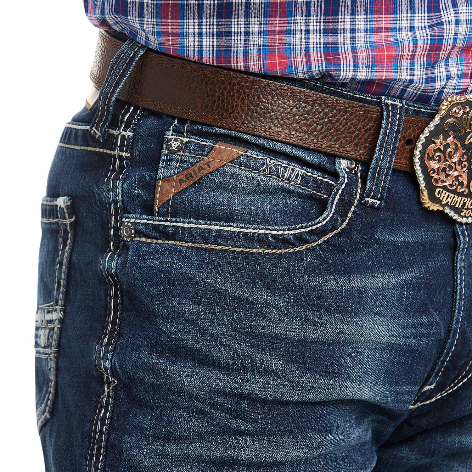 Ariat Men's M4 Low Rise Stretch Adkins Boot Cut Jean - Image 90