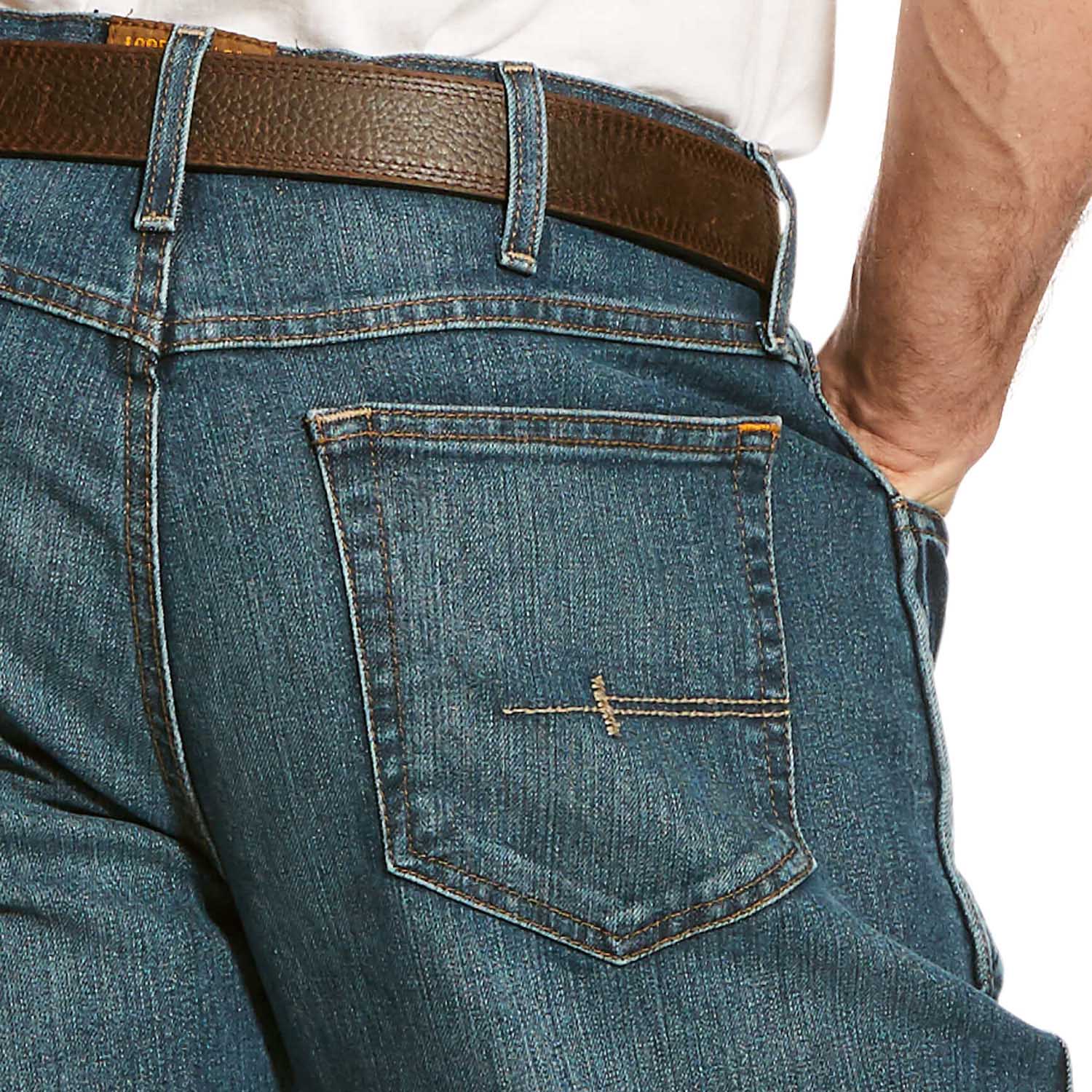 Ariat Men's Rebar M4 Relaxed DuraStretch Basic Boot Cut Jean - Image 44