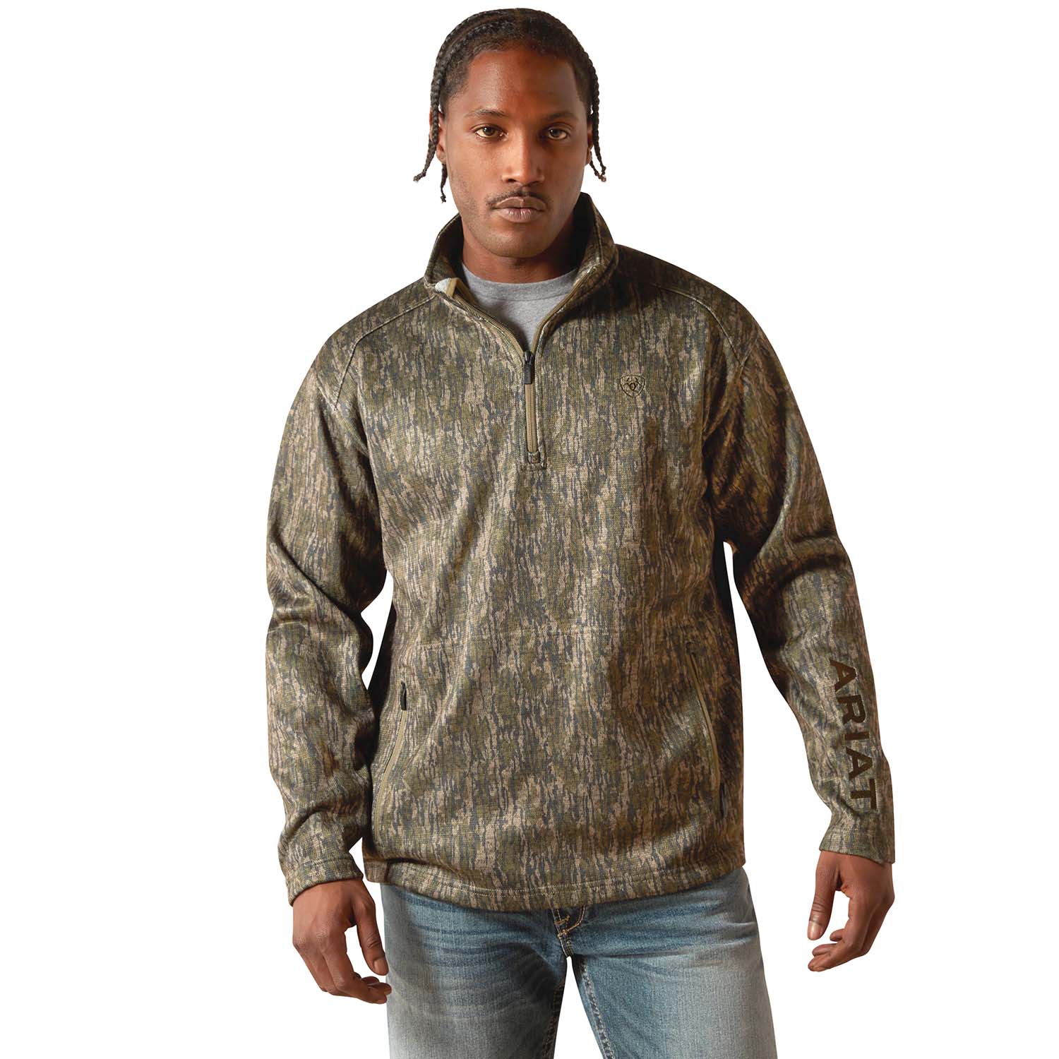 Ariat Mens Caldwell 1/4 Zip Pullover Sweater - Image 5