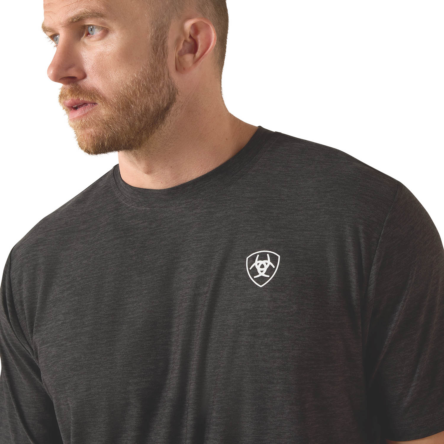 Ariat Mens Short Sleeve Shirt, Digi Shield Western Athletic Tee - Image 4