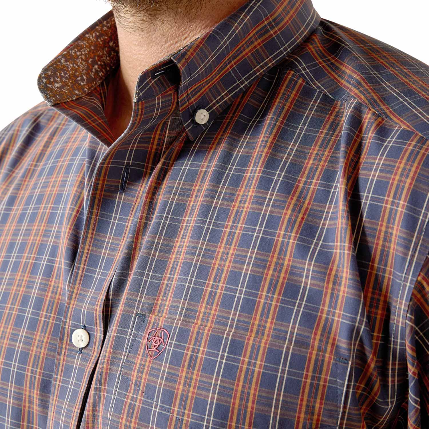 Ariat Men's Wrinkle Free Iker Longsleeve Shirt - Image 3