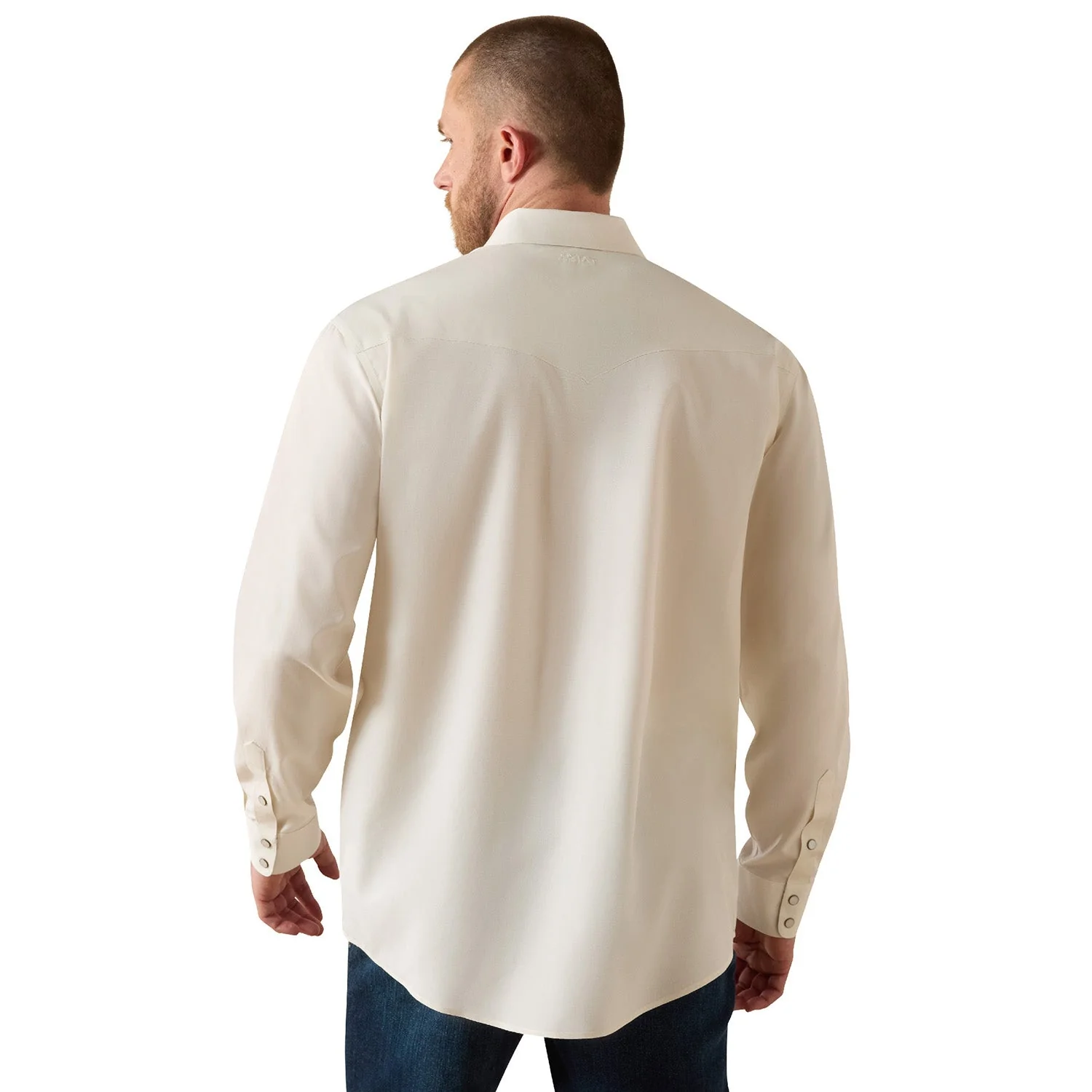 Ariat Men's Wrinkle Free Long Sleeve Snap Shirt – Classic Western Style - Image 2