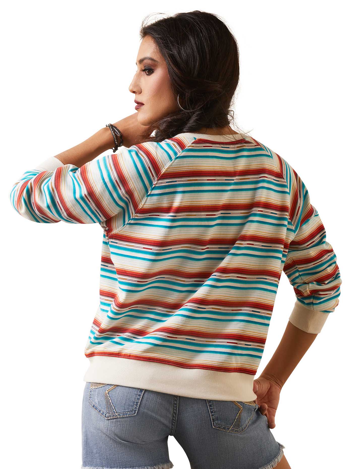 Ariat Women's R.E.A.L. Rosa Serape Sweatshirt - Image 2