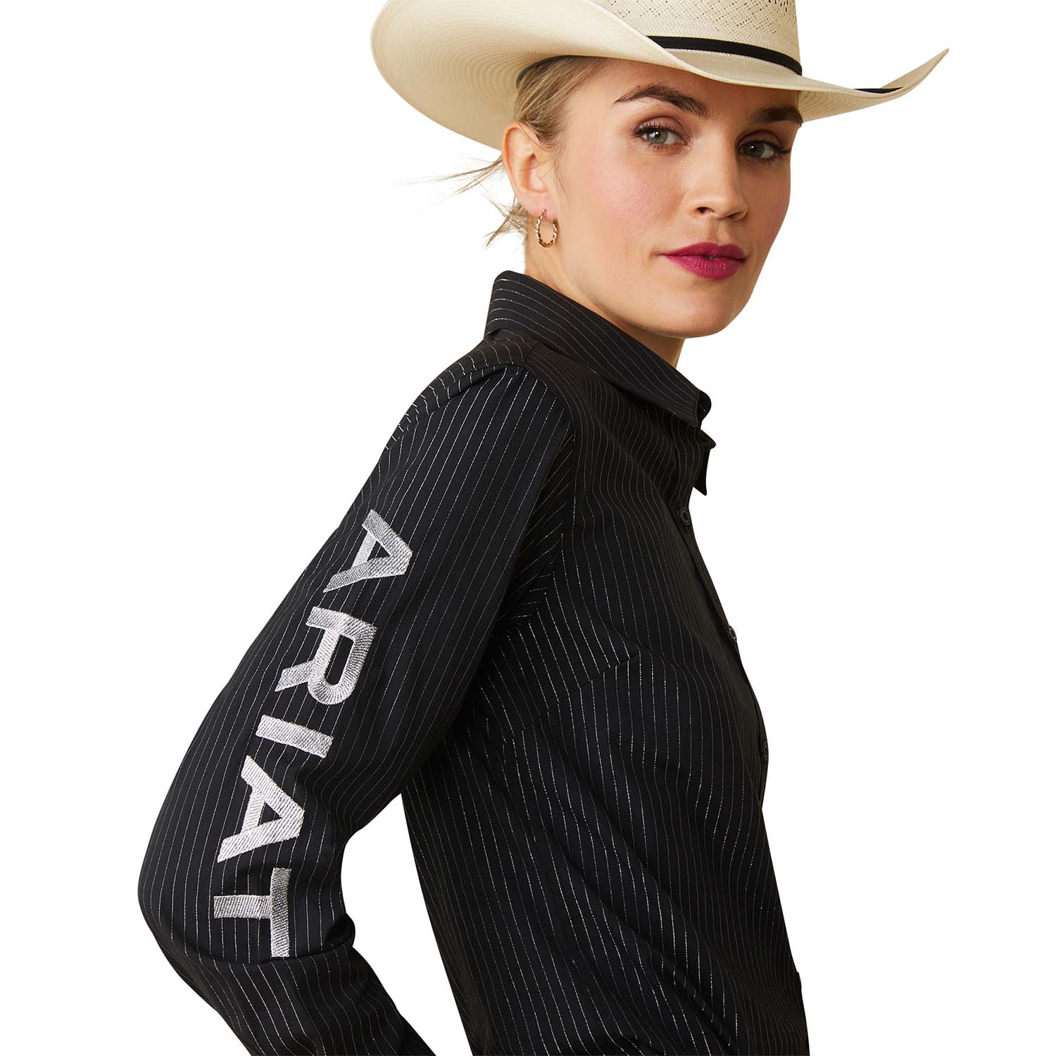 Ariat Women’s Team Kirby Wrinkle-Resistant Stretch Western Performance Shirt - Image 12