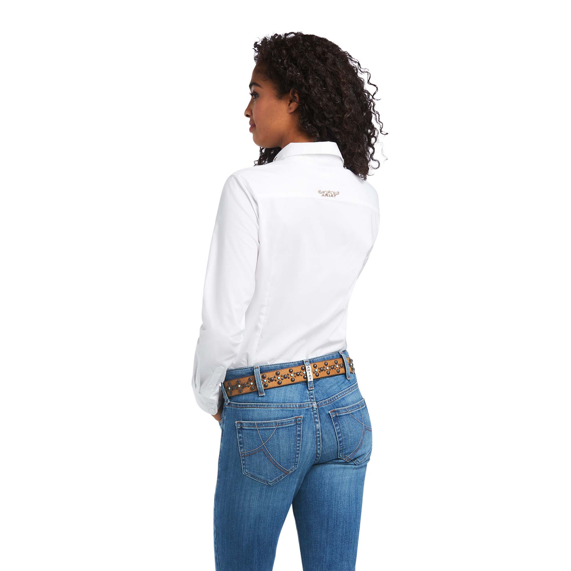 Ariat Women’s Team Kirby Wrinkle-Resistant Stretch Western Performance Shirt - Image 8