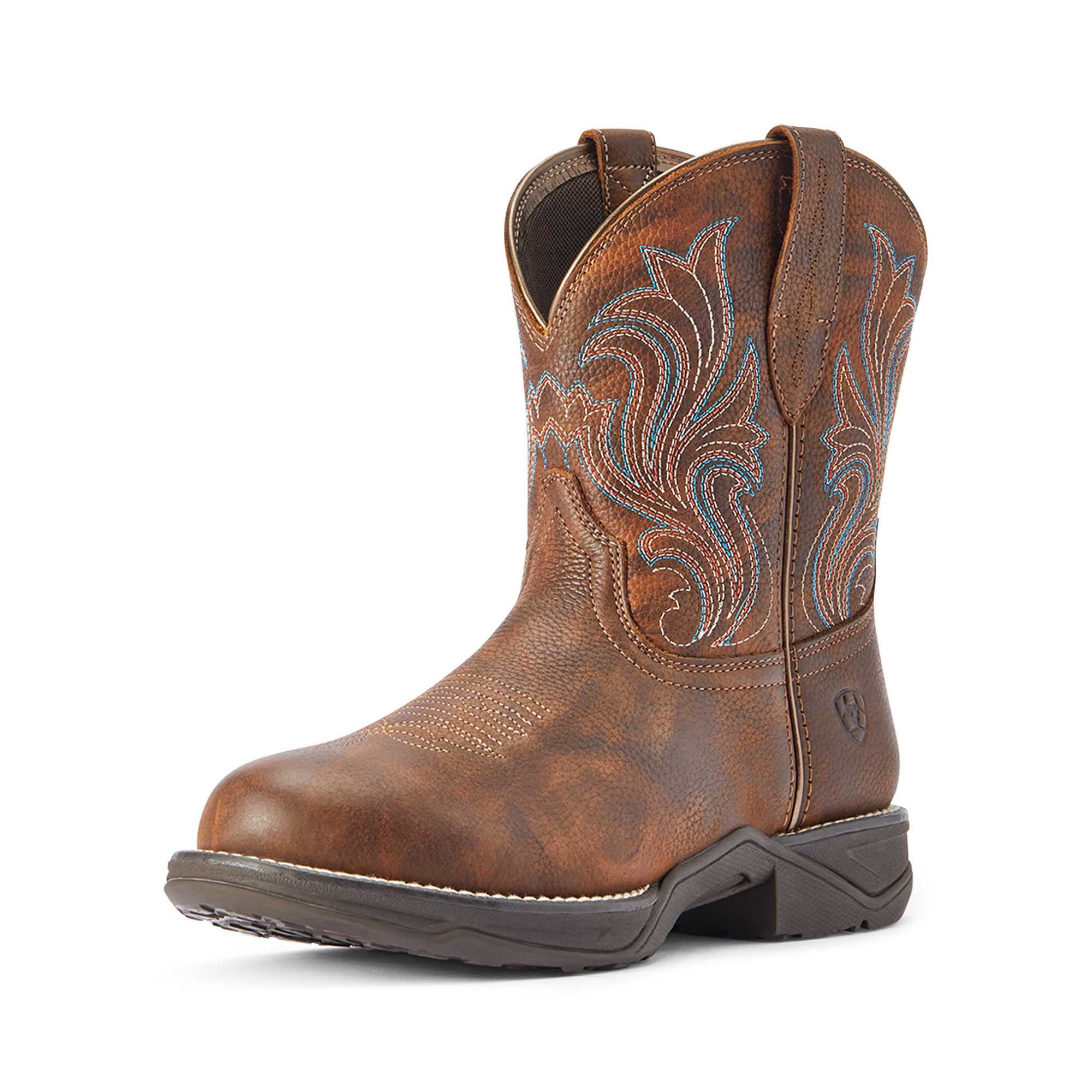 Ariat Women's Anthem Round Toe Shortie Boot, Copper Kettle - Image 2