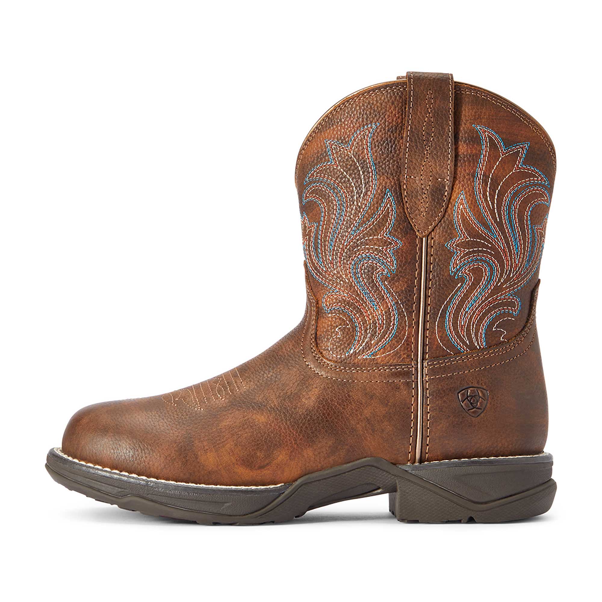 Ariat Women's Anthem Round Toe Shortie Boot, Copper Kettle - Image 3