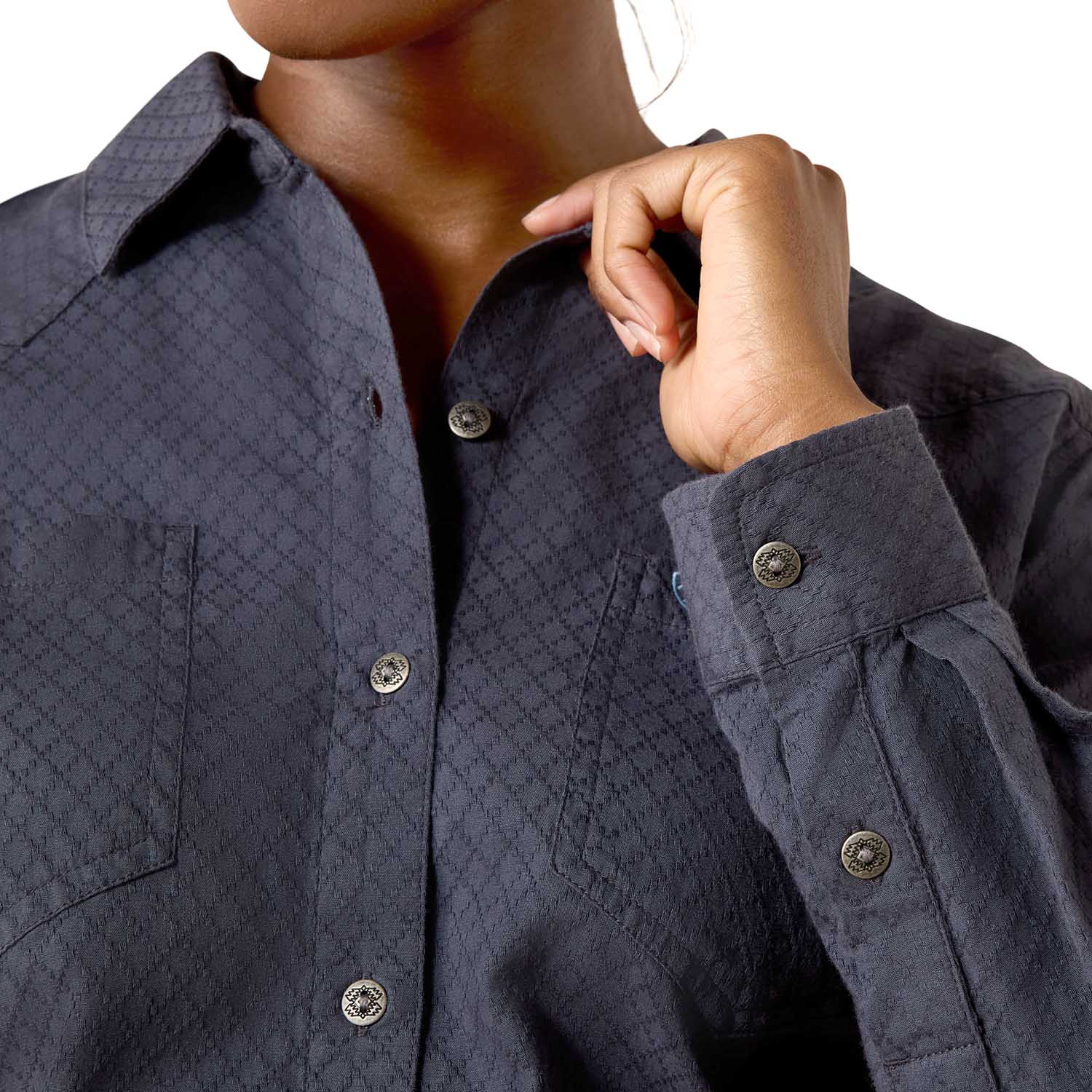 Ariat Women’s Billie Jean Relaxed-Fit Western Shirt - Image 3
