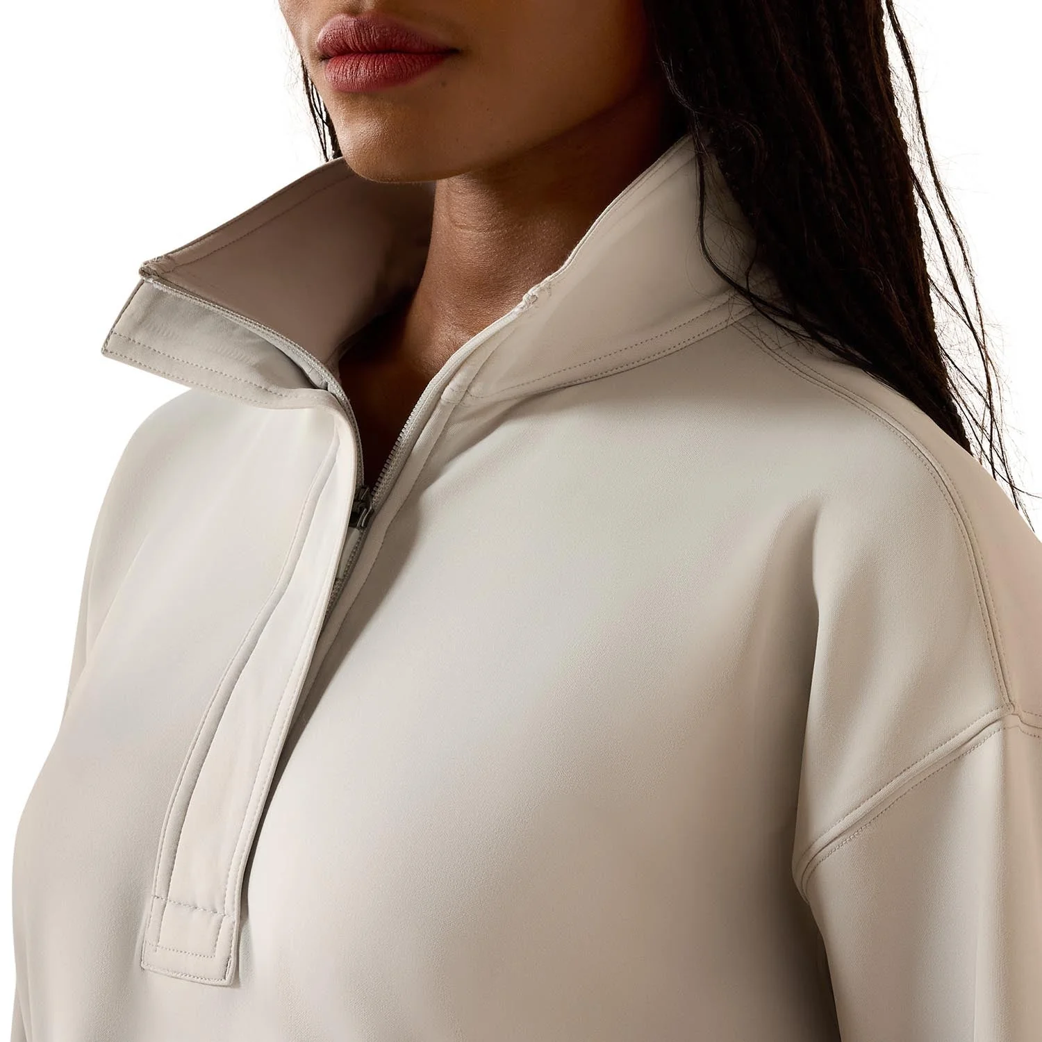 Ariat Women's Breeze Logo 1/2 Zip Fleece Sweatshirt - Image 3