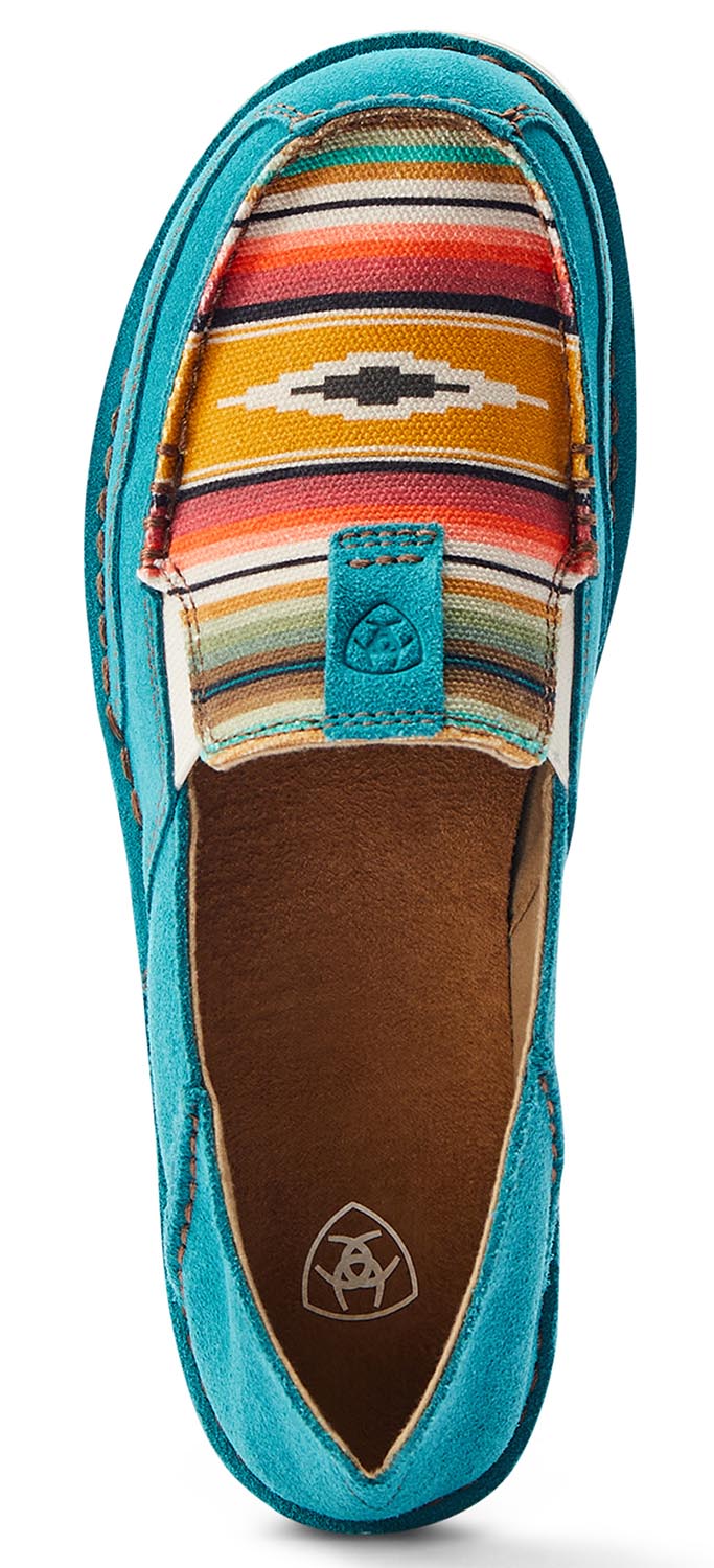 Ariat Women's Cruisers, Teal & Suede - Image 20