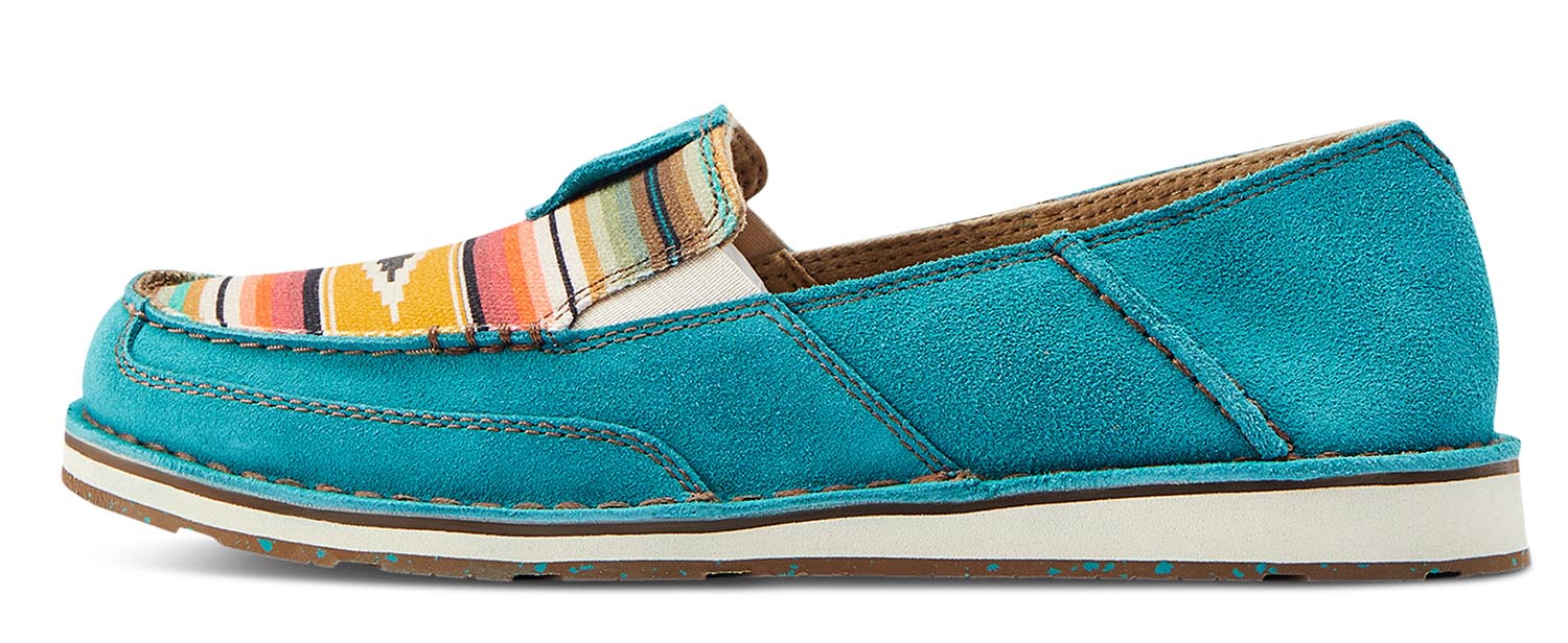 Ariat Women's Cruisers, Teal & Suede - Image 23