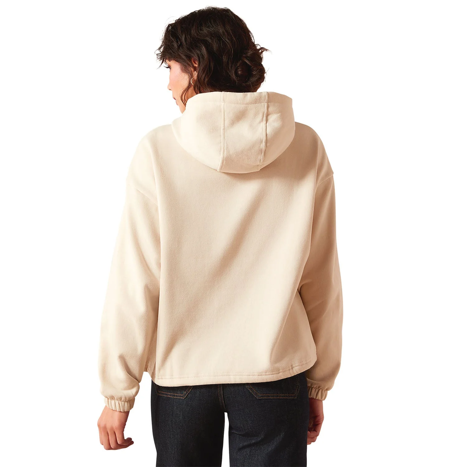Ariat Women's Essential Sendero "Yeehaw" Oversized Graphic Hoodie – Casual Texas-Inspired Pullover - Image 2