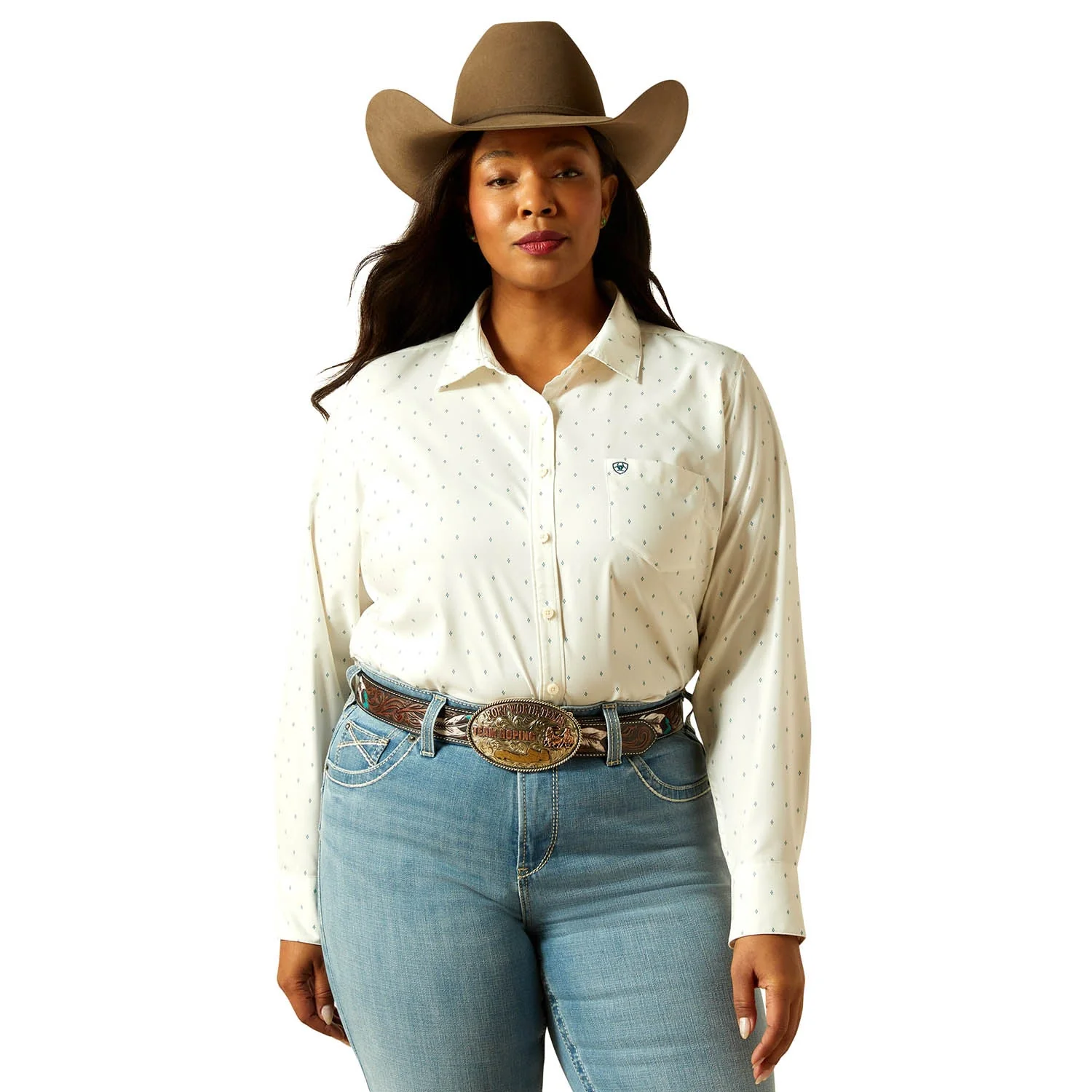 Ariat Women's Kirby Pro Shirt – Long Sleeve, Athletic Fit, UV Protection, Riding & Outdoor Wear - Image 4