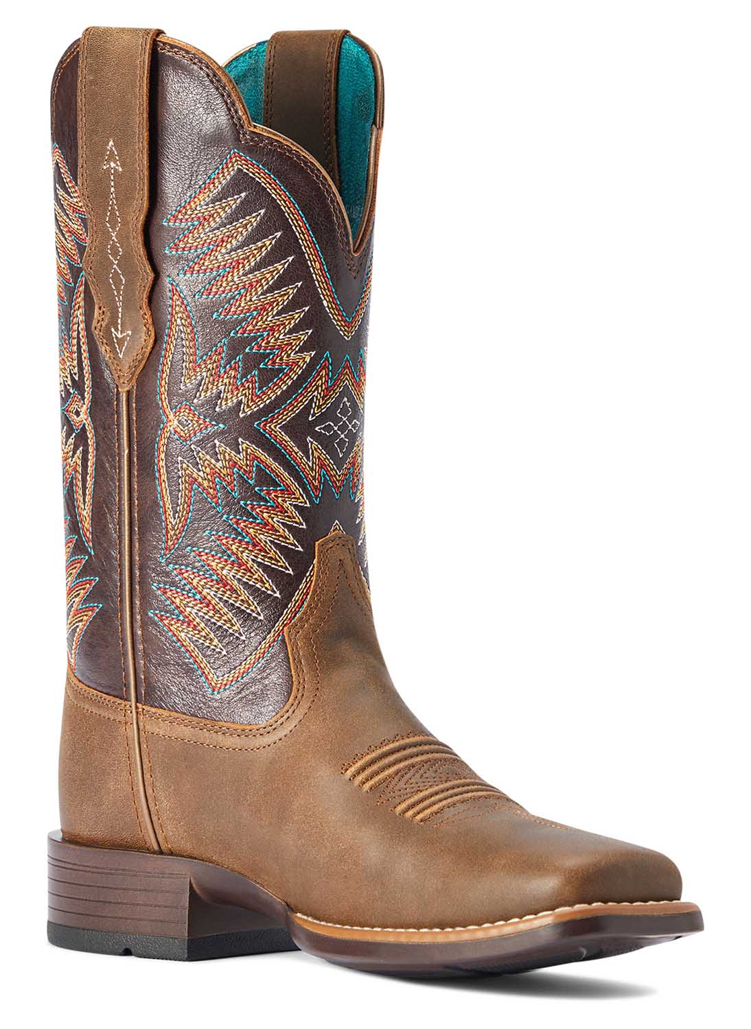 Ariat Women's Odessa StretchFit Western Boot, Fateful Brown - Image 21