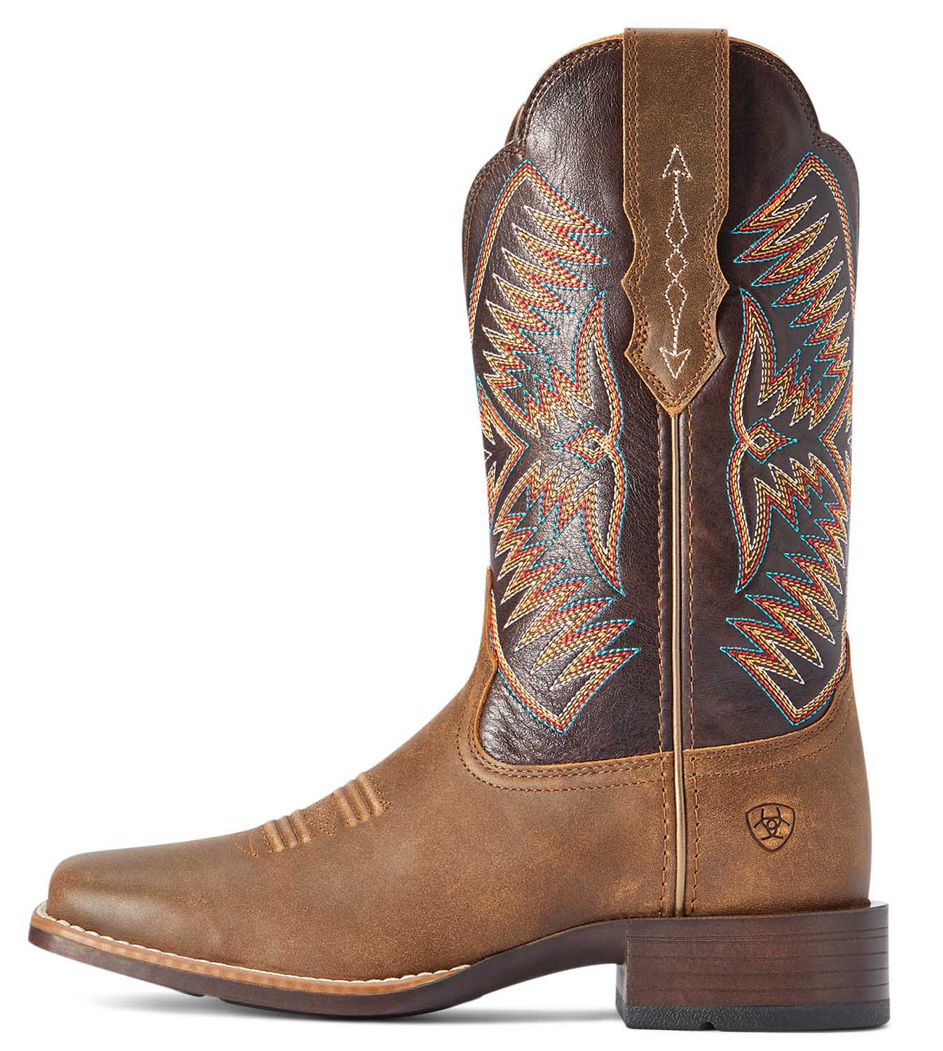 Ariat Women's Odessa StretchFit Western Boot, Fateful Brown - Image 50