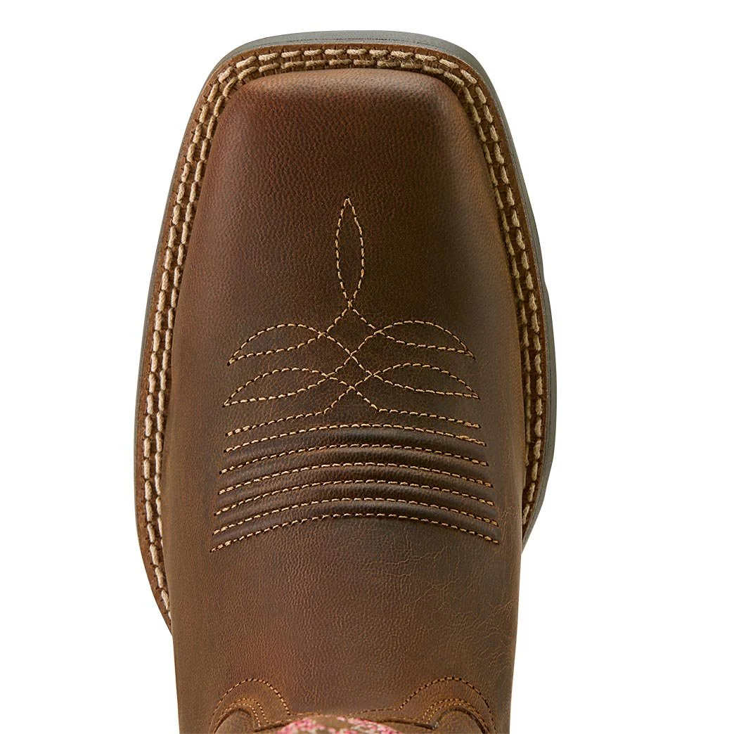 Ariat Women's Round Up Wide Square Toe StretchFit Boots - Image 6