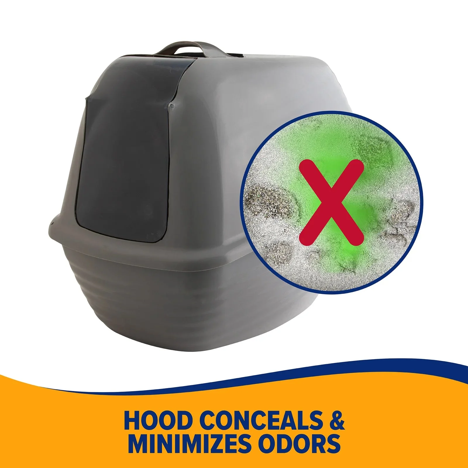 Arm & Hammer Hooded Wave Litter Box - Image 7