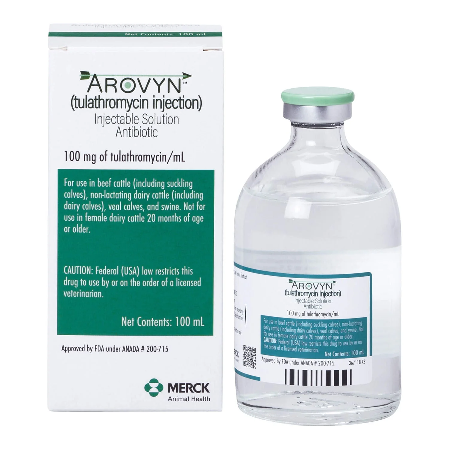 Rx Arovyn (tulathromycin) Injectable Solution for Swine & Cattle - Image 3