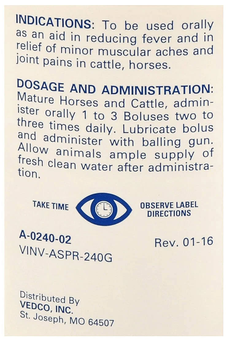 Aspirin Bolus 240 Grain, 3 lb - Image 2