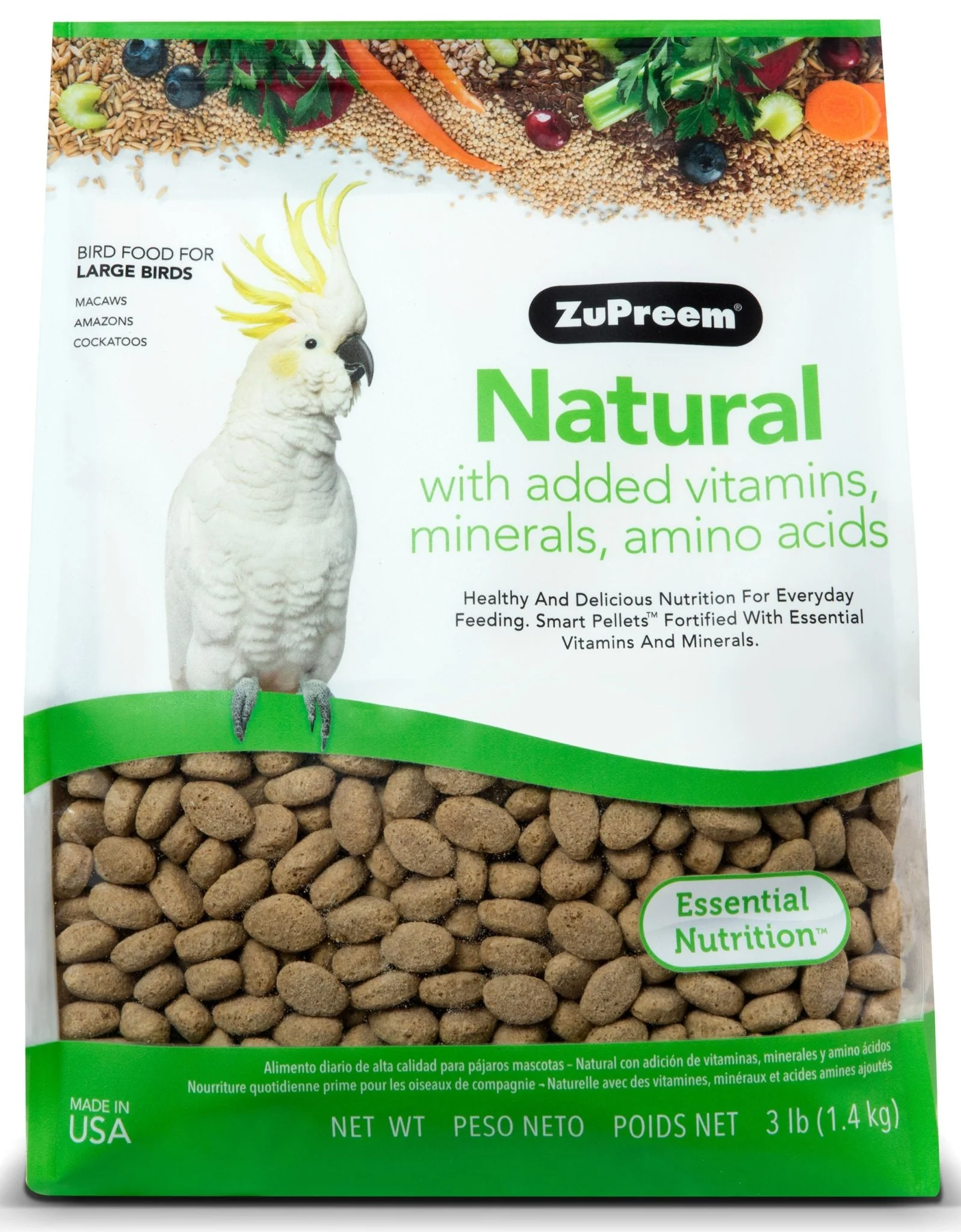 ZuPreem Natural Premium Daily Bird Food – Complete Pelleted Nutrition - Image 7