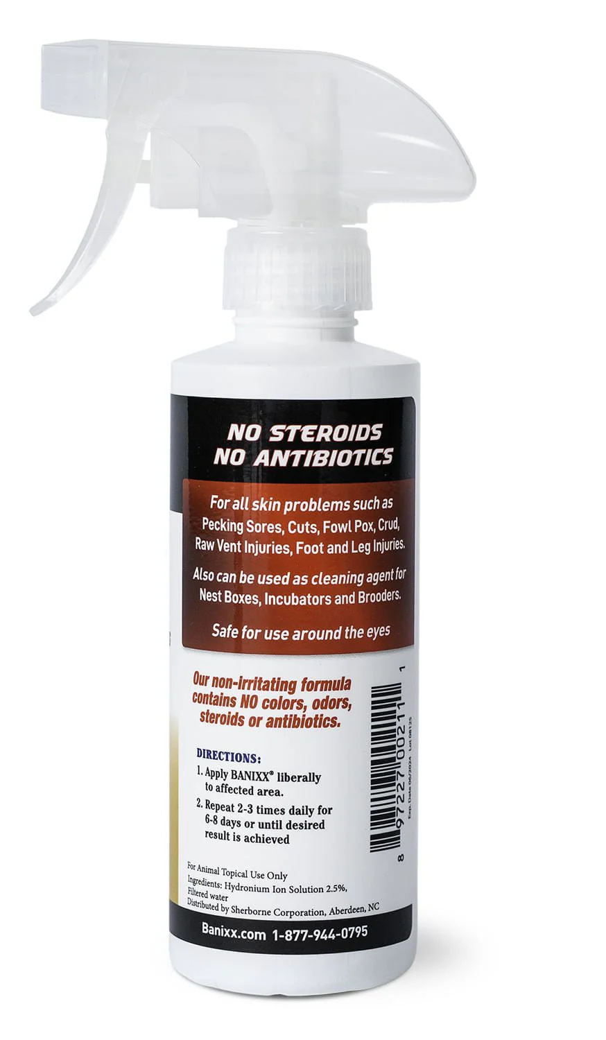 Banixx for Chixx - Antibacterial & Antifungal First Aid Wound Spray for Chickens & Poultry - Image 2